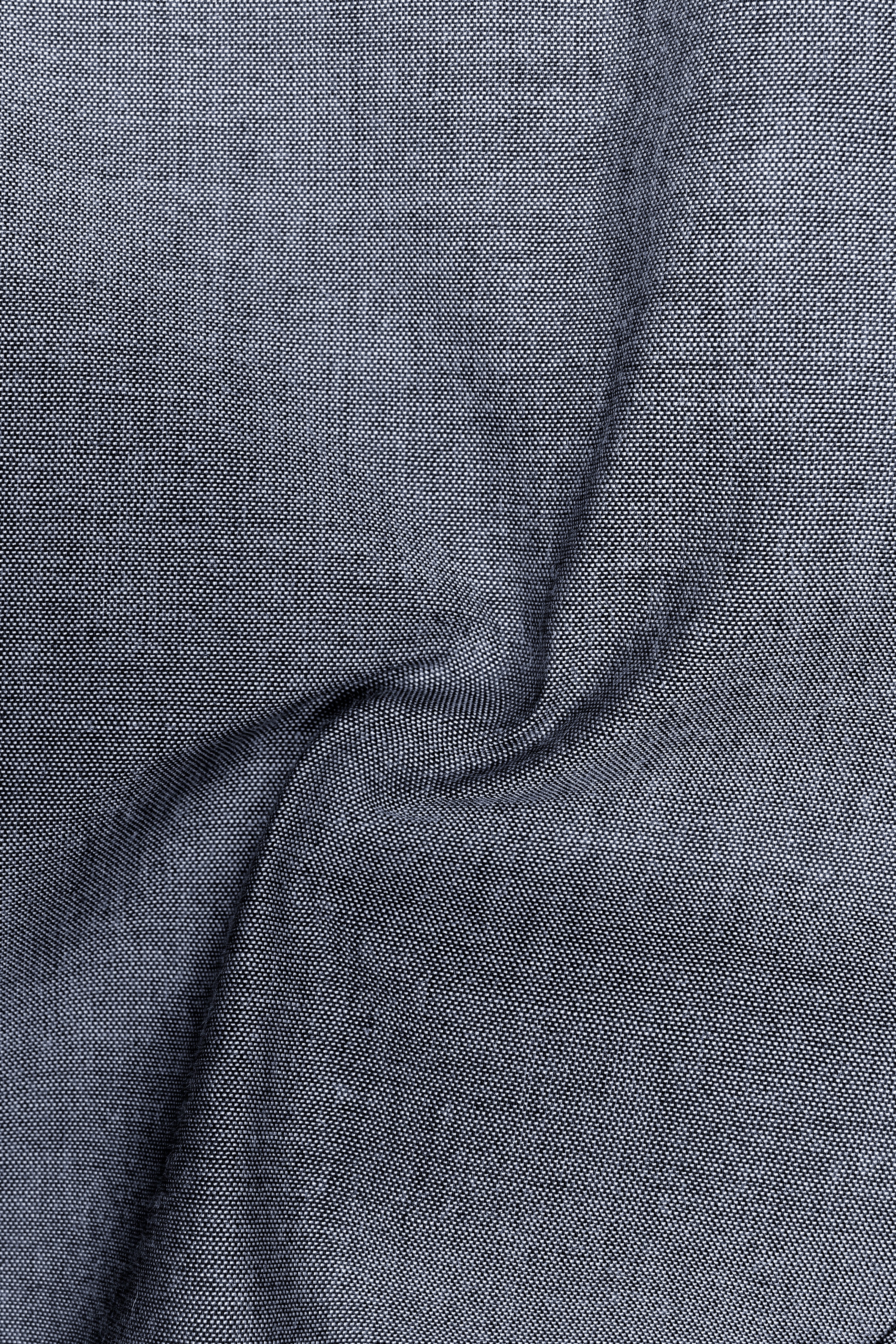 Ashen-Comet Gray Textured Oxford Premium Cotton Boxer