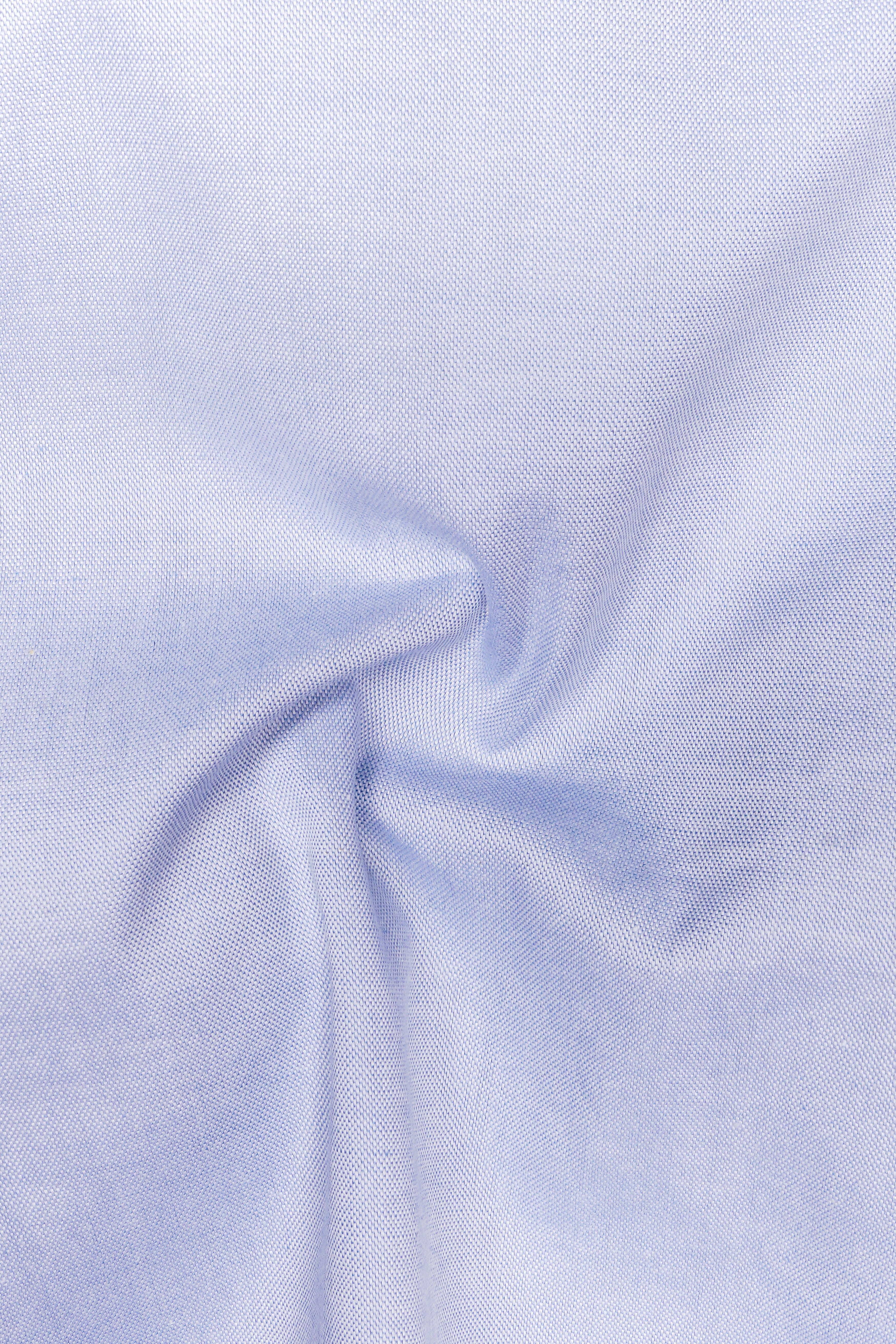 Nautic-Tropical Blue Solid Oxford Premium Cotton Boxer