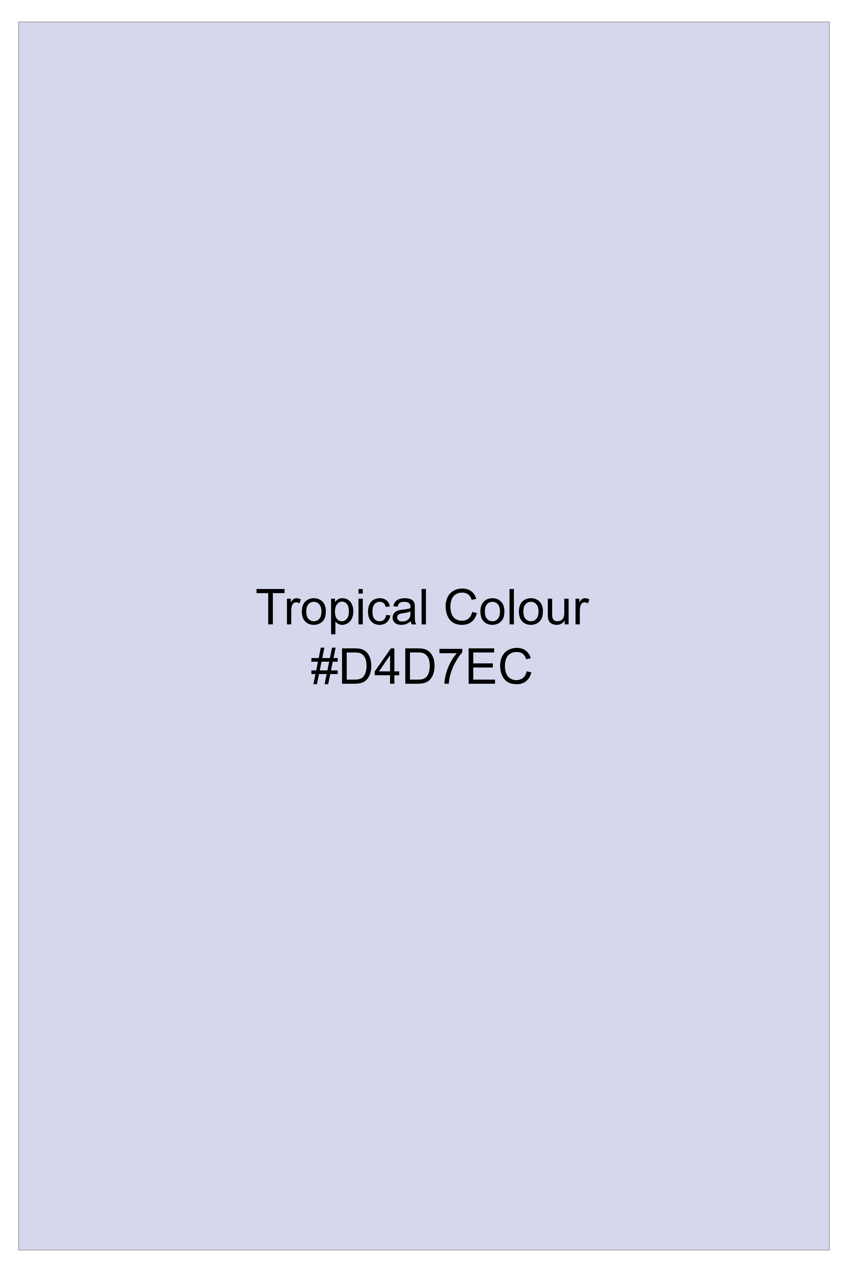 Nautic-Tropical Blue Solid Oxford Premium Cotton Boxer