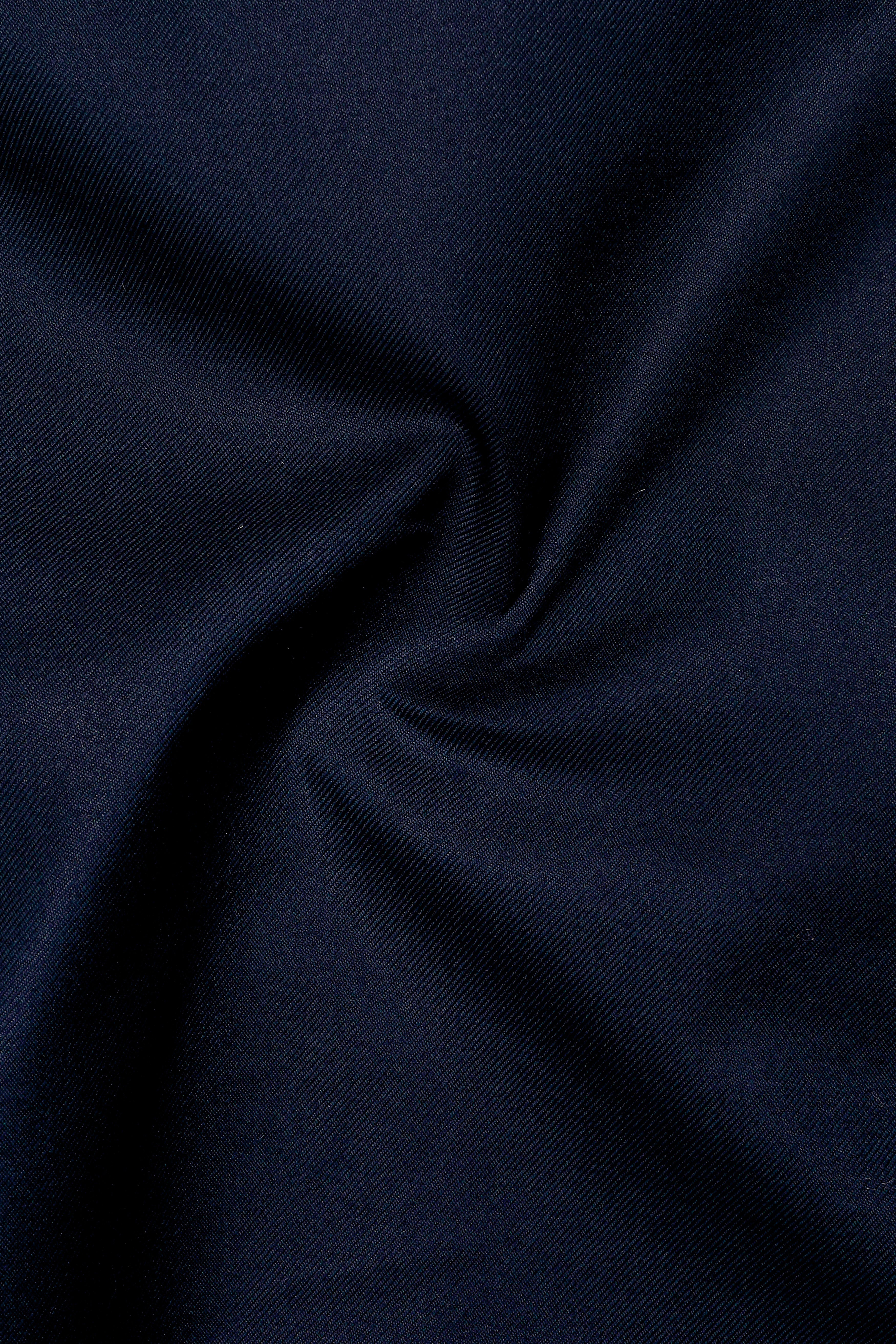 Fierzo-Vulcan Blue Solid Twill Premium Giza Cotton Boxer