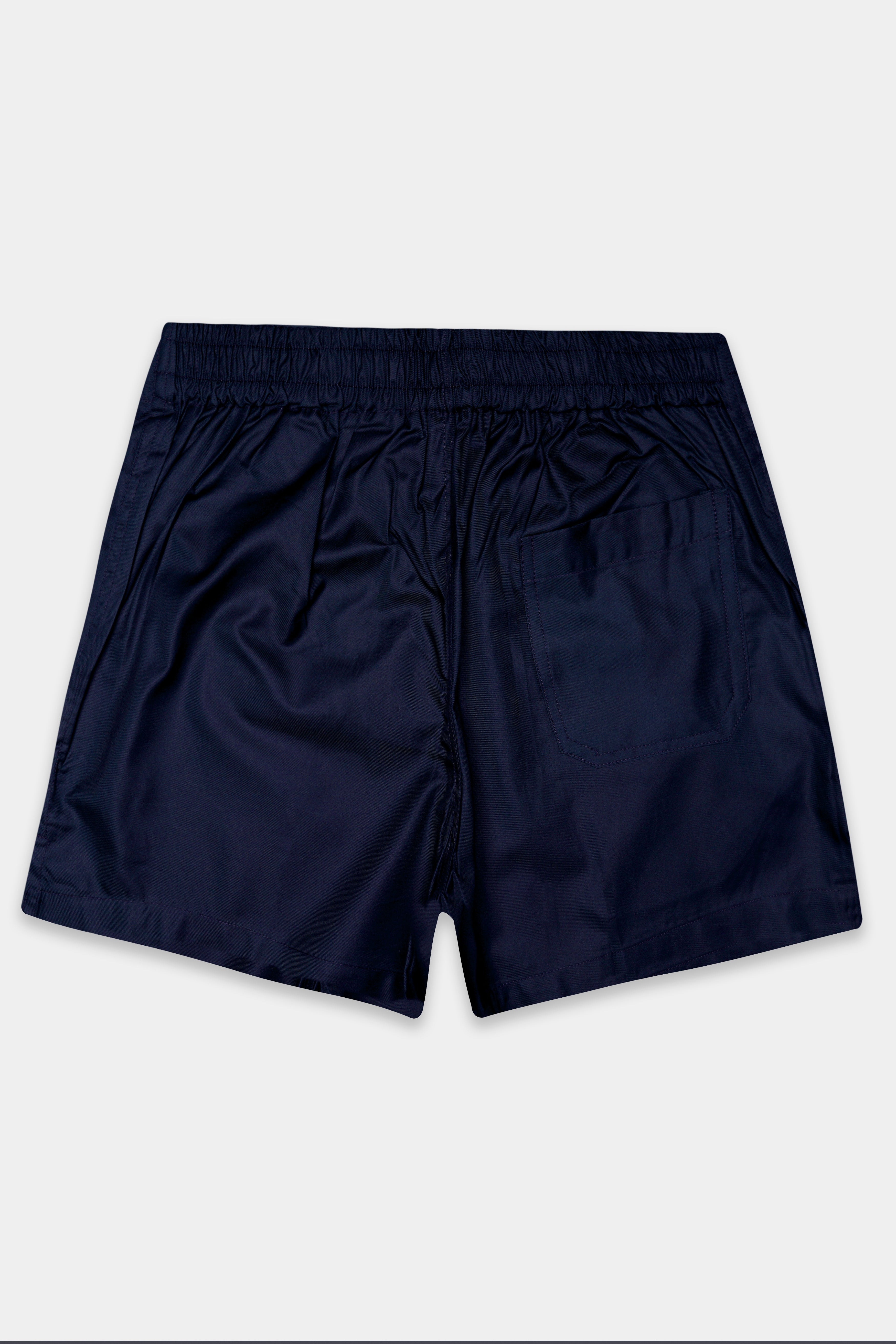 Fierzo-Vulcan Blue Solid Twill Premium Giza Cotton Boxer