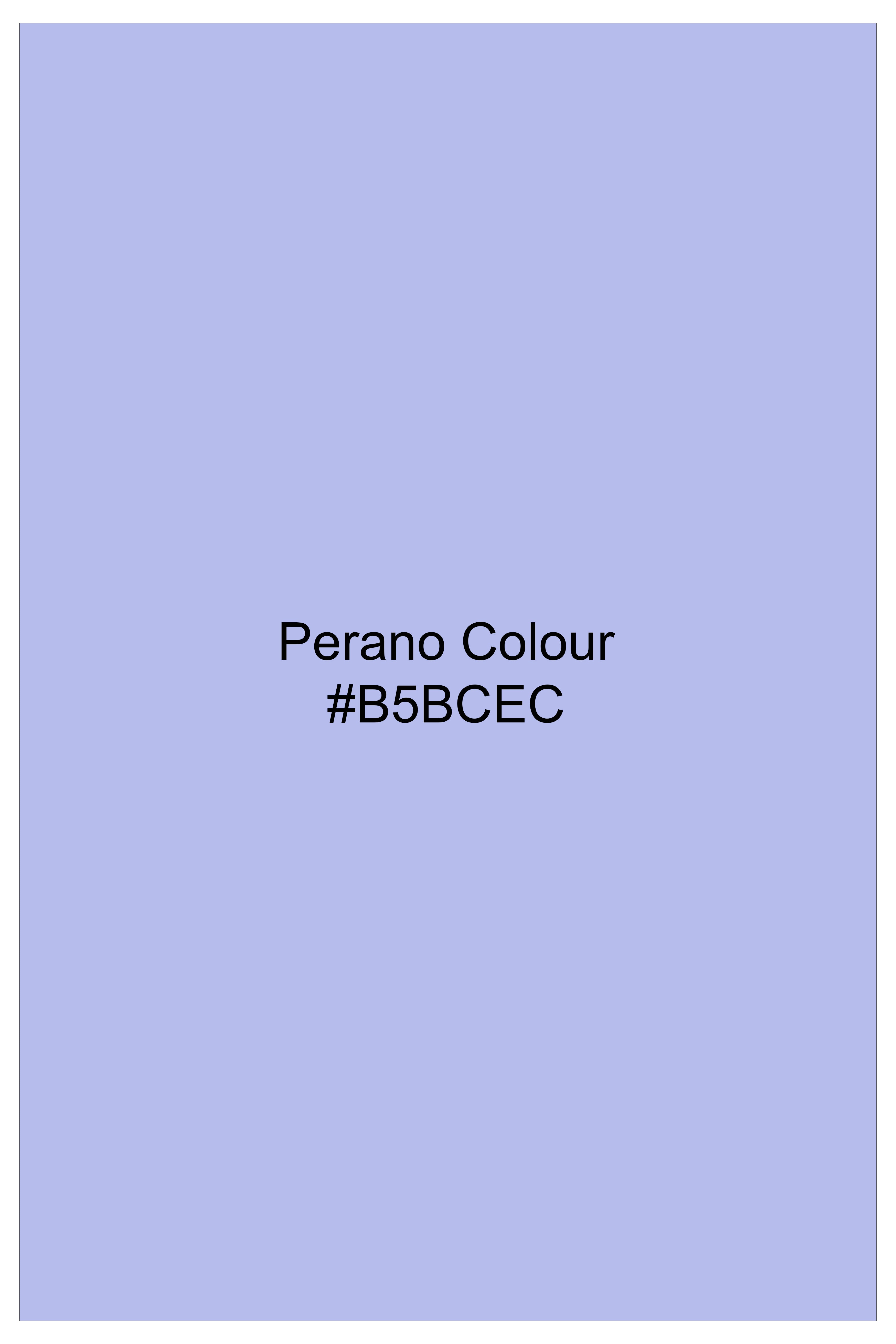Mistiq-Perano Blue Solid Oxford Premium Cotton Boxer
