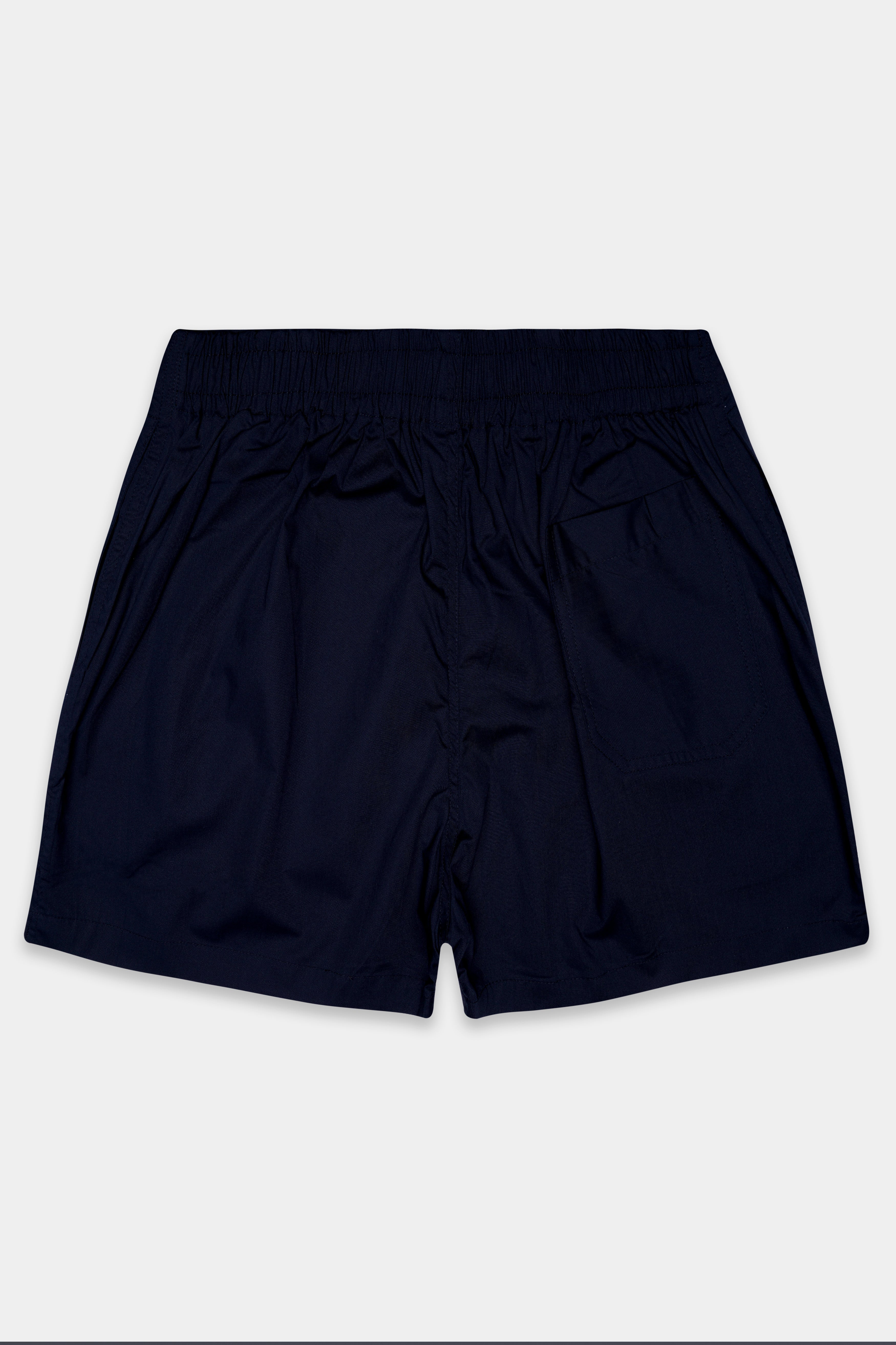 Volure-Cinder Blue Solid Super Soft Poplin Premium Cotton Boxer