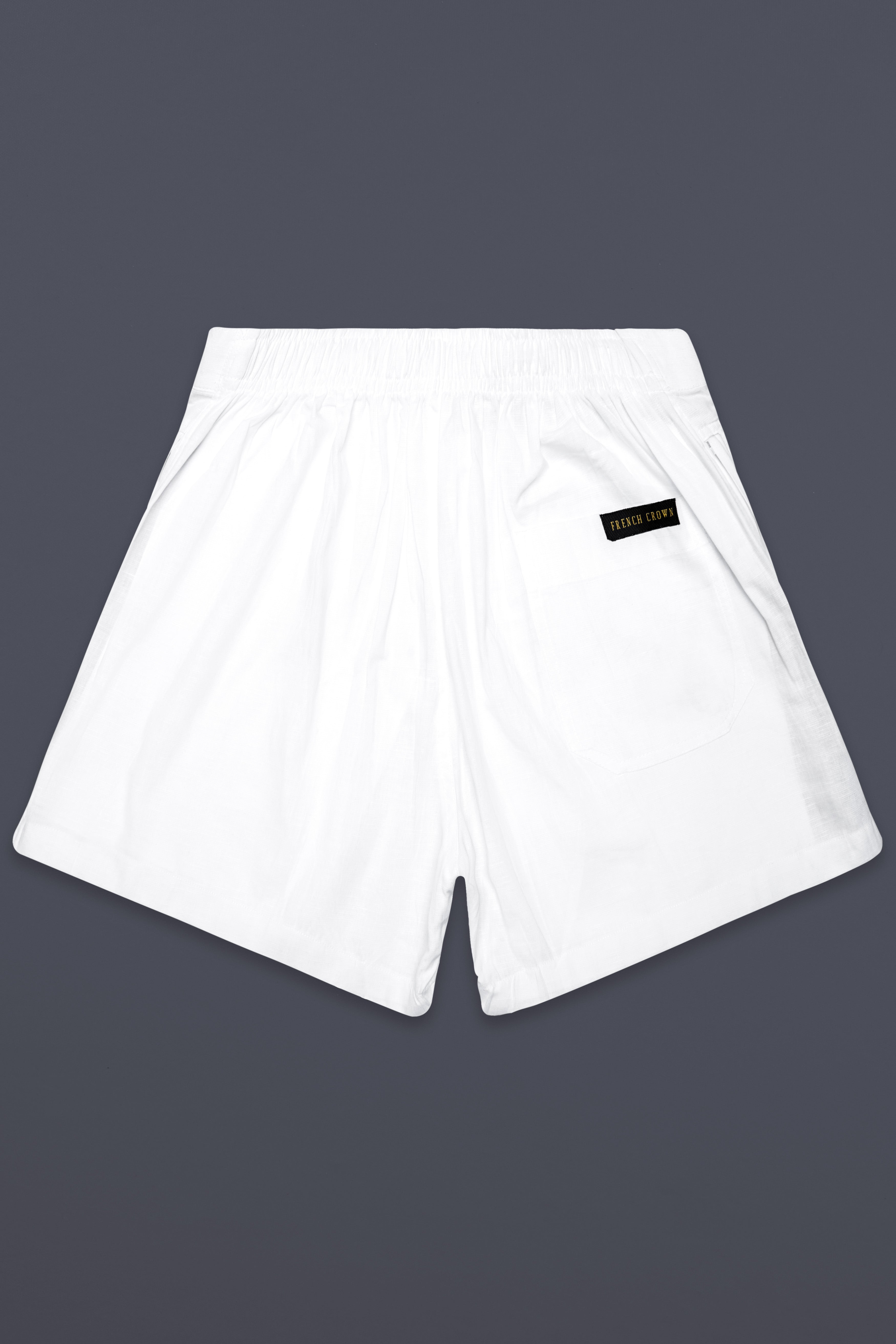 Linique-Bright White Premium Cotton And Bright White Luxurious Linen Super Soft Boxers
