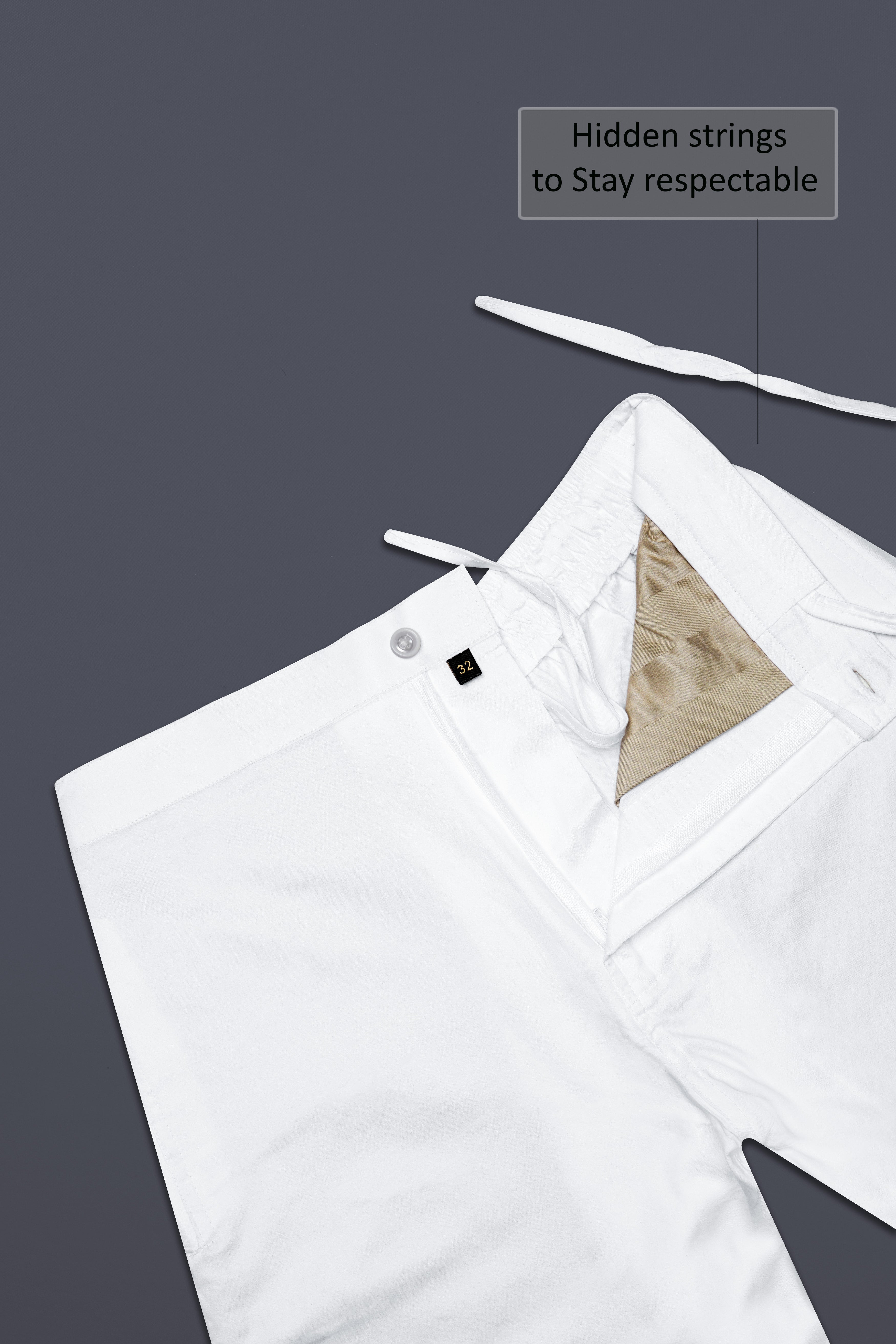 Albionis-Bright White Subtle Sheen Super Soft Premium Cotton Boxer