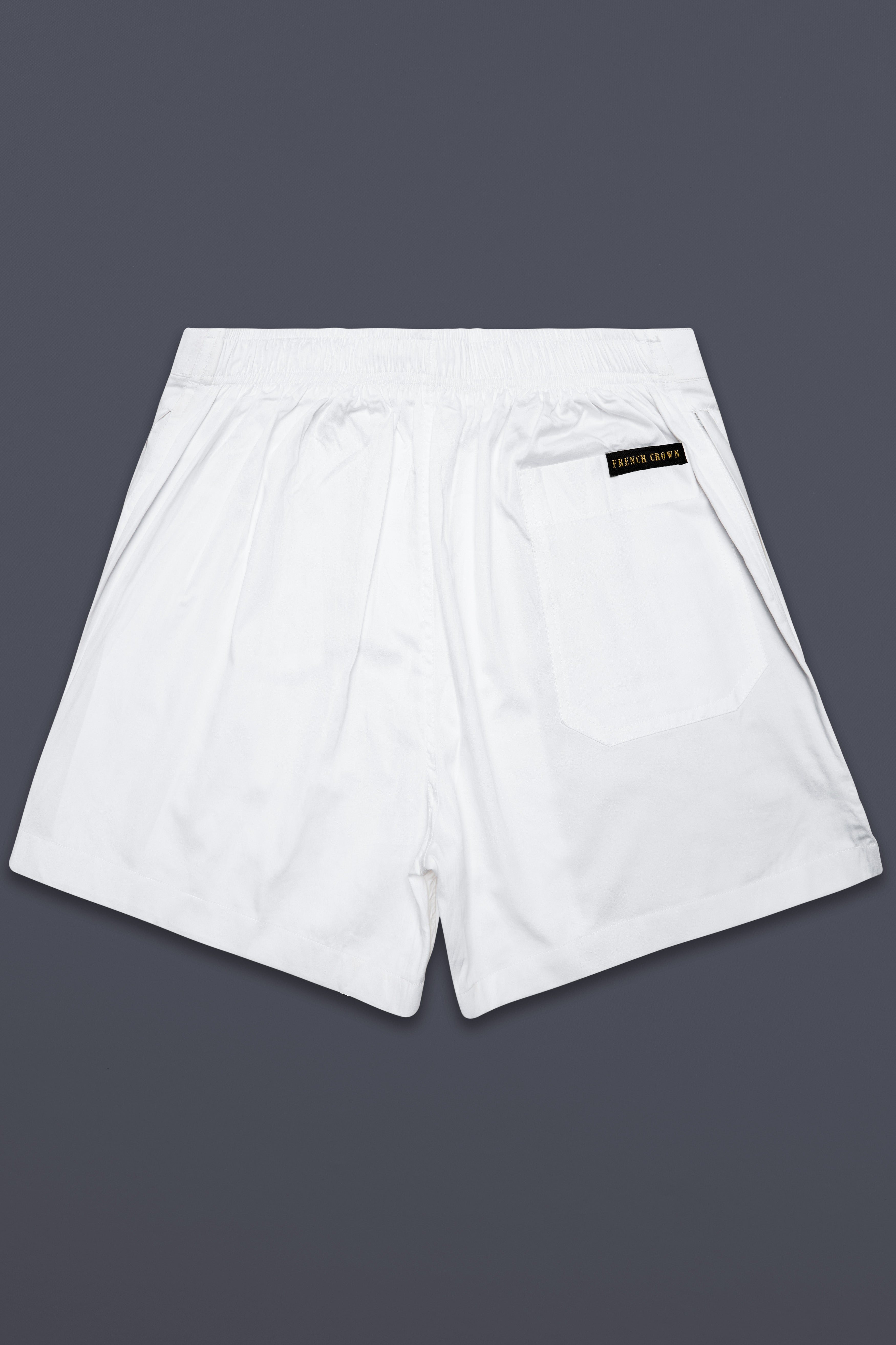 Albionis-Bright White Subtle Sheen Super Soft Premium Cotton Boxer