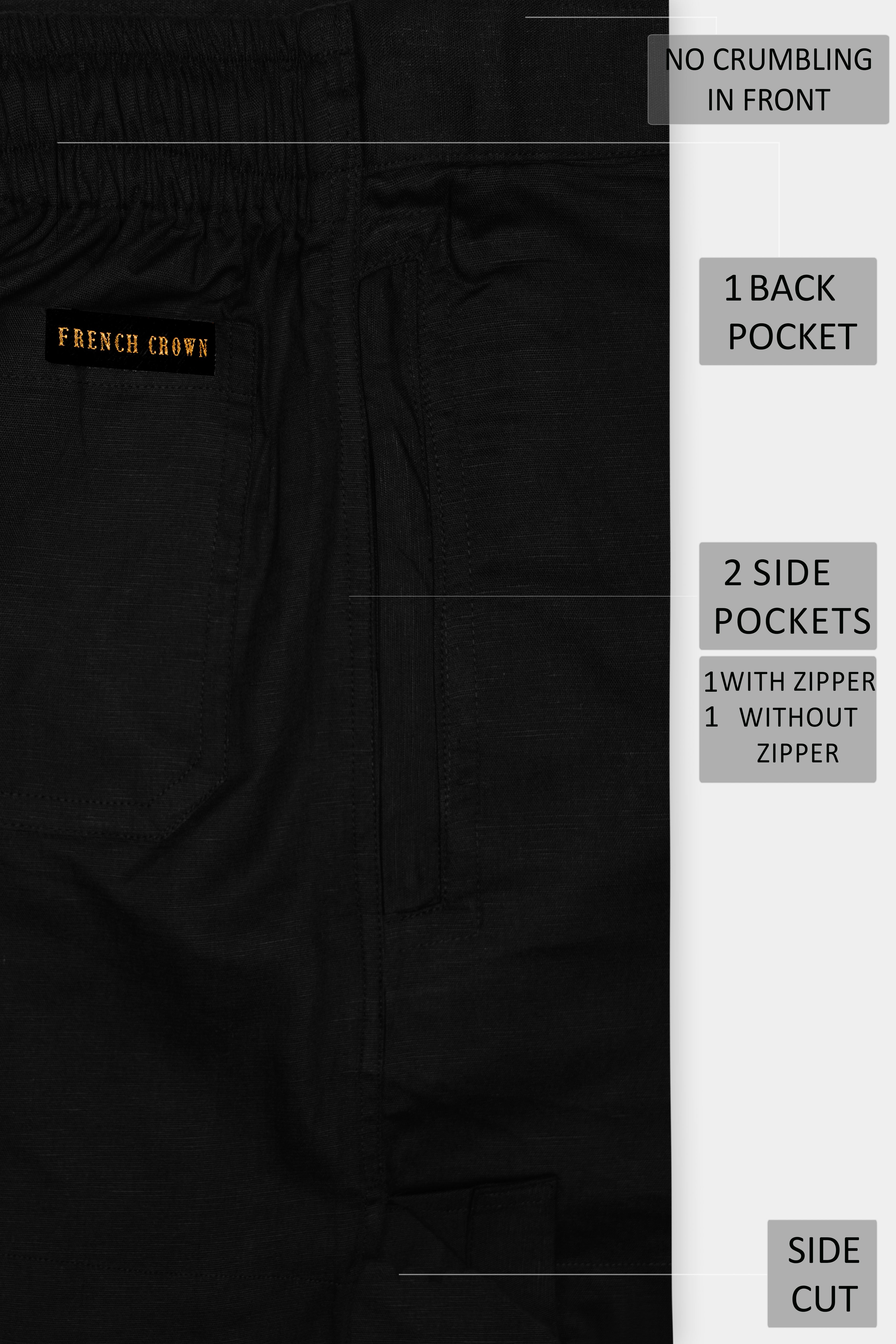 Velinox-Jade Black Luxurious Linen And Jade Black Premium Cotton Super Soft Boxers