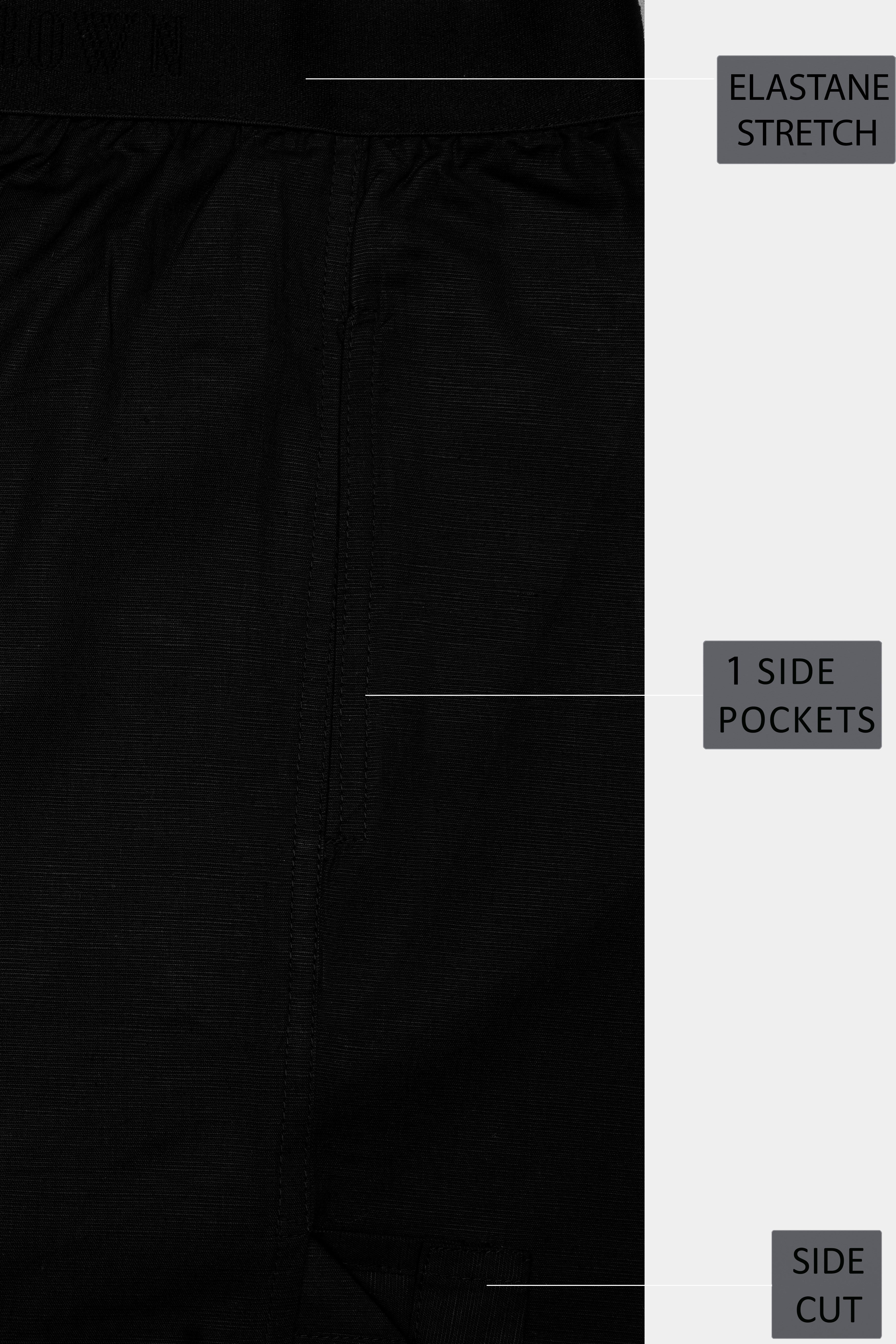 Alonix-Bright White Premium Cotton And Jade Black Elastane Stretch Luxurious Linen Super Soft Boxers