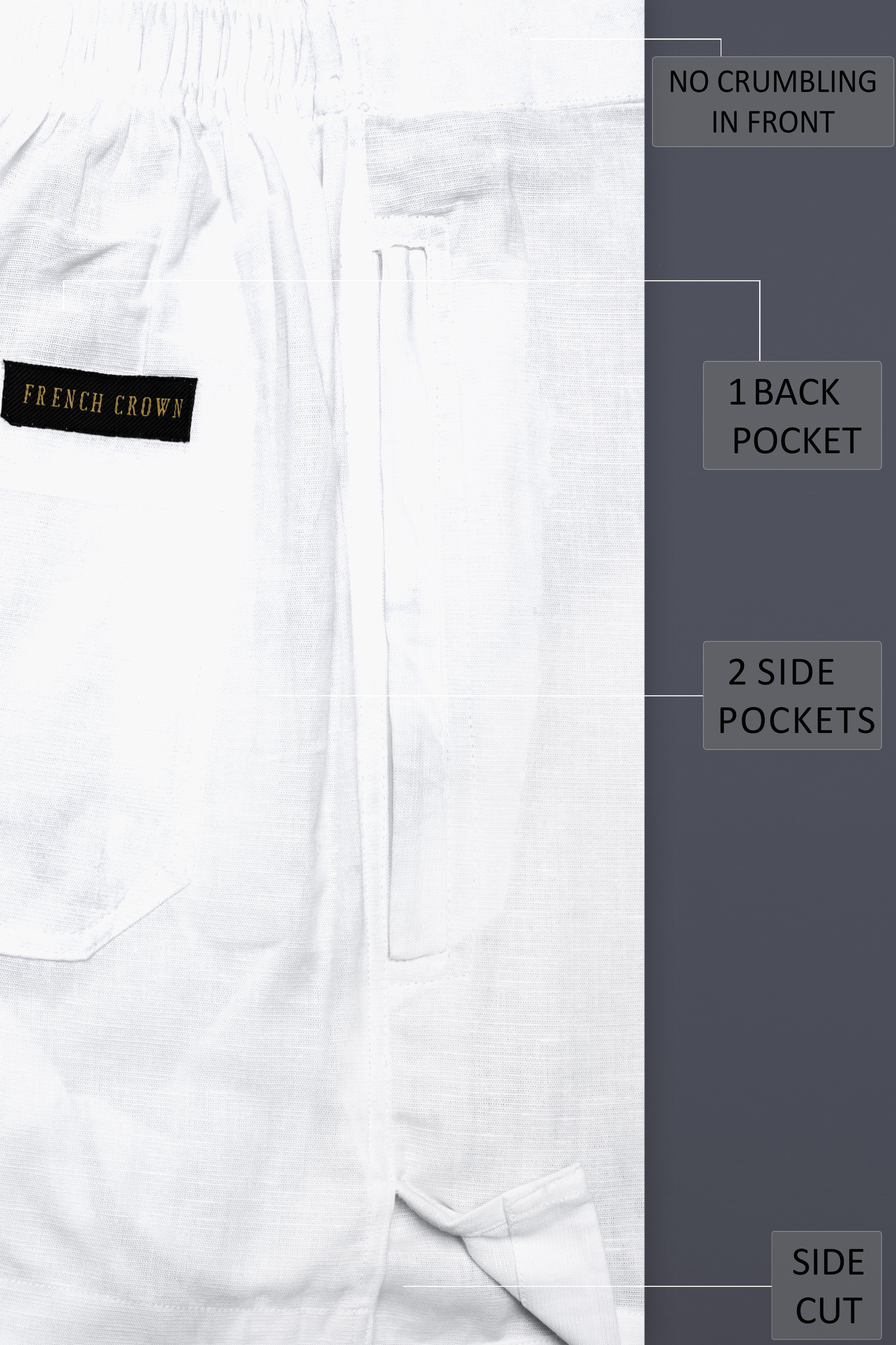 Javira-Jade Black Premium Cotton And Bright White Luxurious Linen Super Soft Boxers