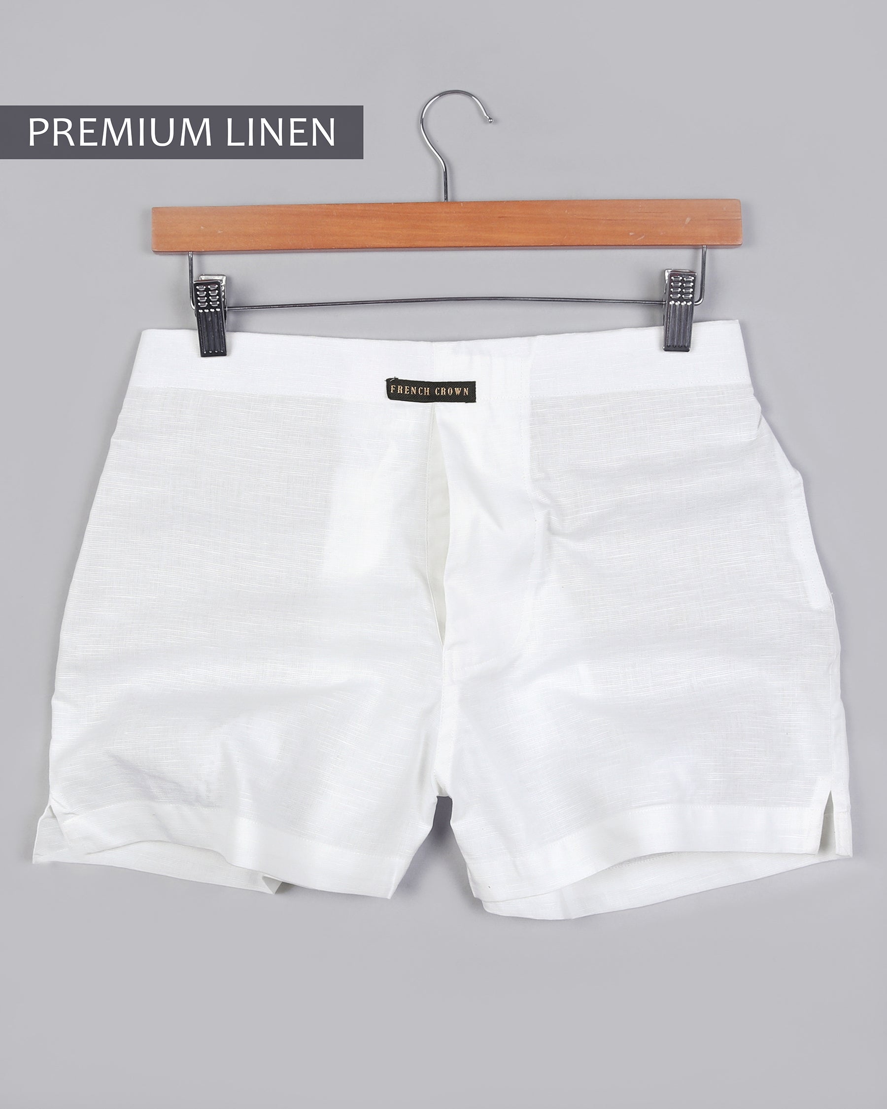 White Cotton and White Premium Luxurious Linen Boxers