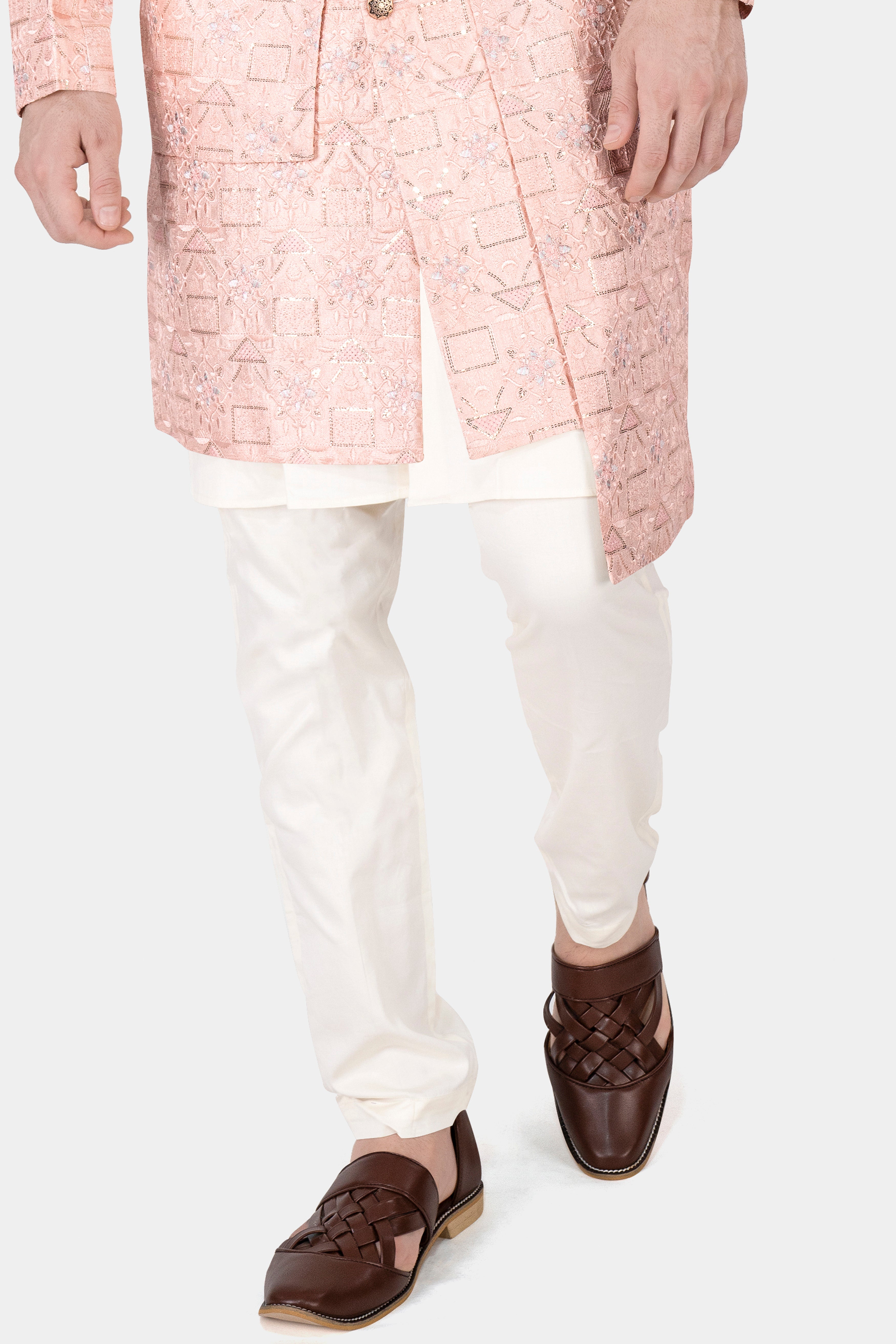 Cream Churi Pant F-6340