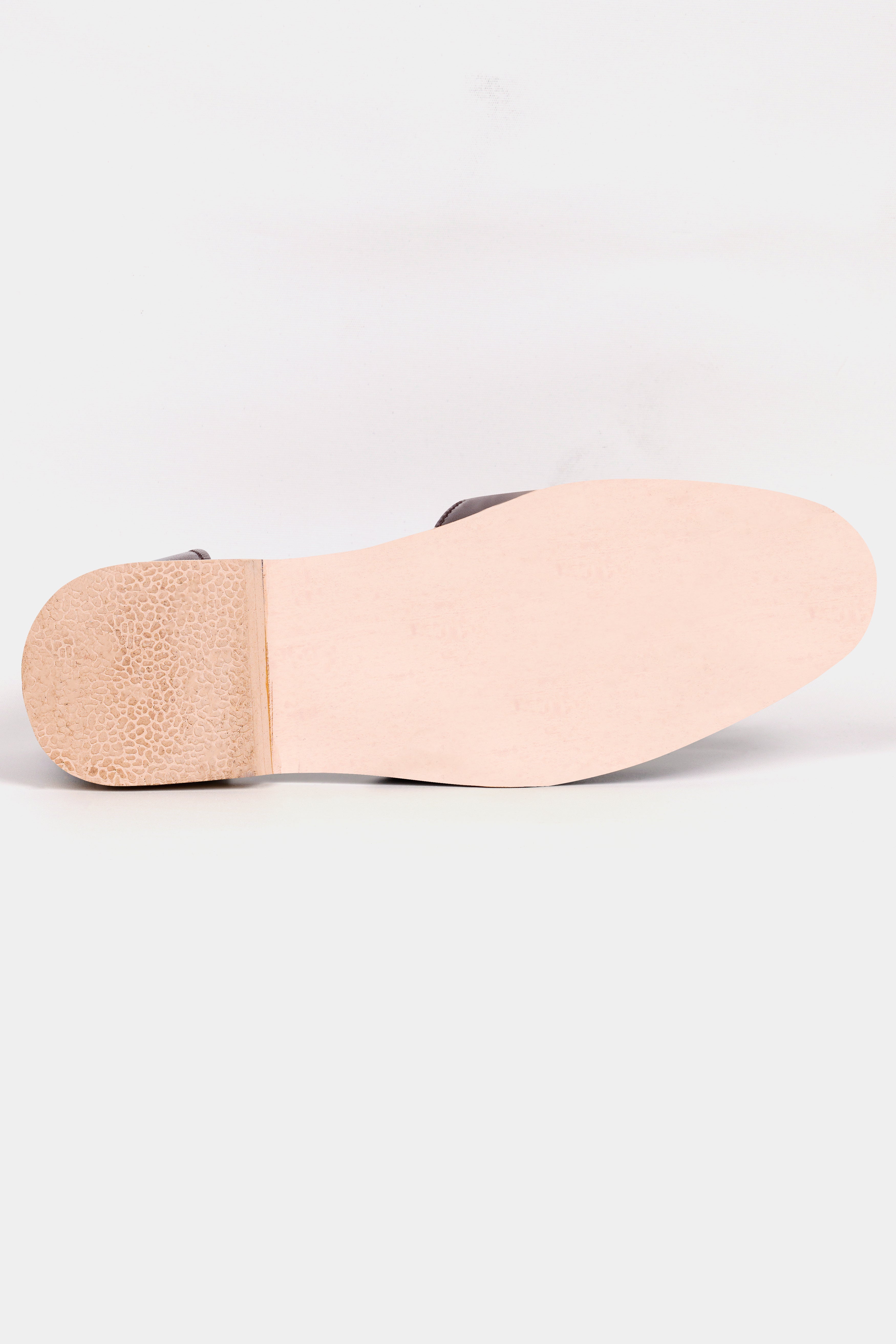 Dark Brown Vegan Leather Hand Stitched Pathanis Sandal FT131-6, FT131-7, FT131-8, FT131-9, FT131-10, FT131-11