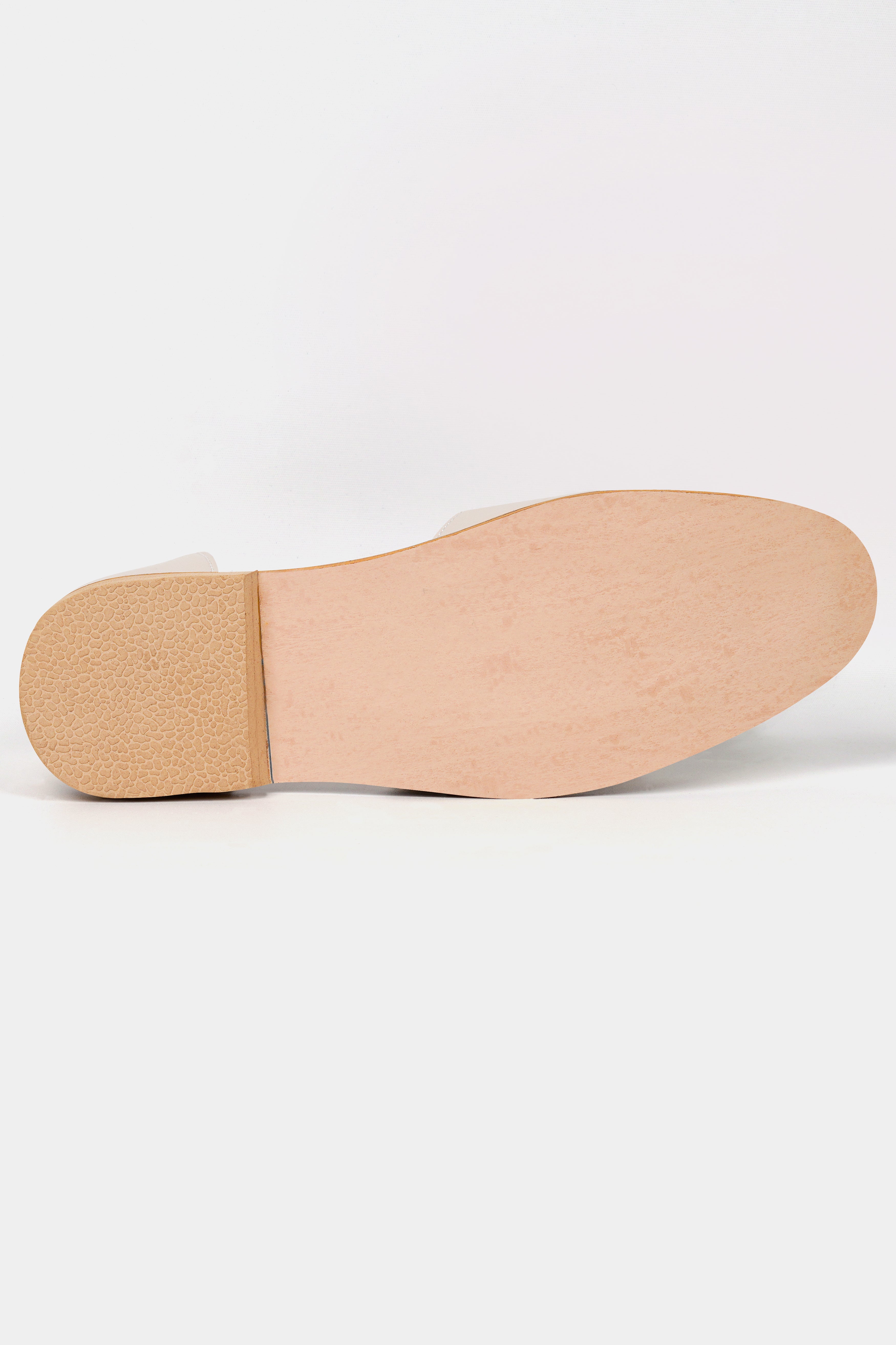 Cream Vegan Leather Hand Stitched Pathanis Sandal FT133-6, FT133-7, FT133-8, FT133-9, FT133-10, FT133-11