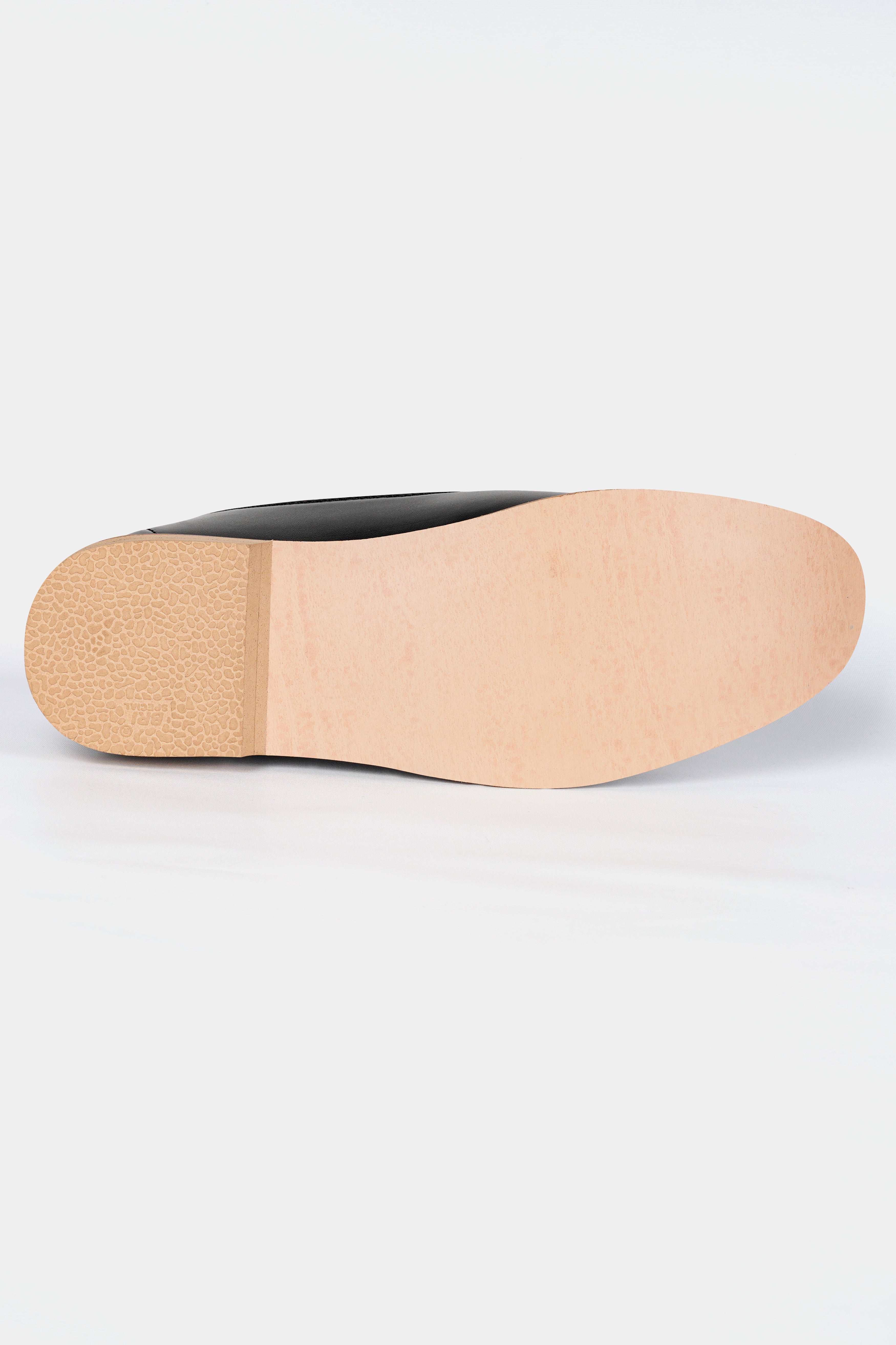 Jade Black Vegan Leather Hand Stitched Jutis FT149-6, FT149-7, FT149-8, FT149-9, FT149-10, FT149-11