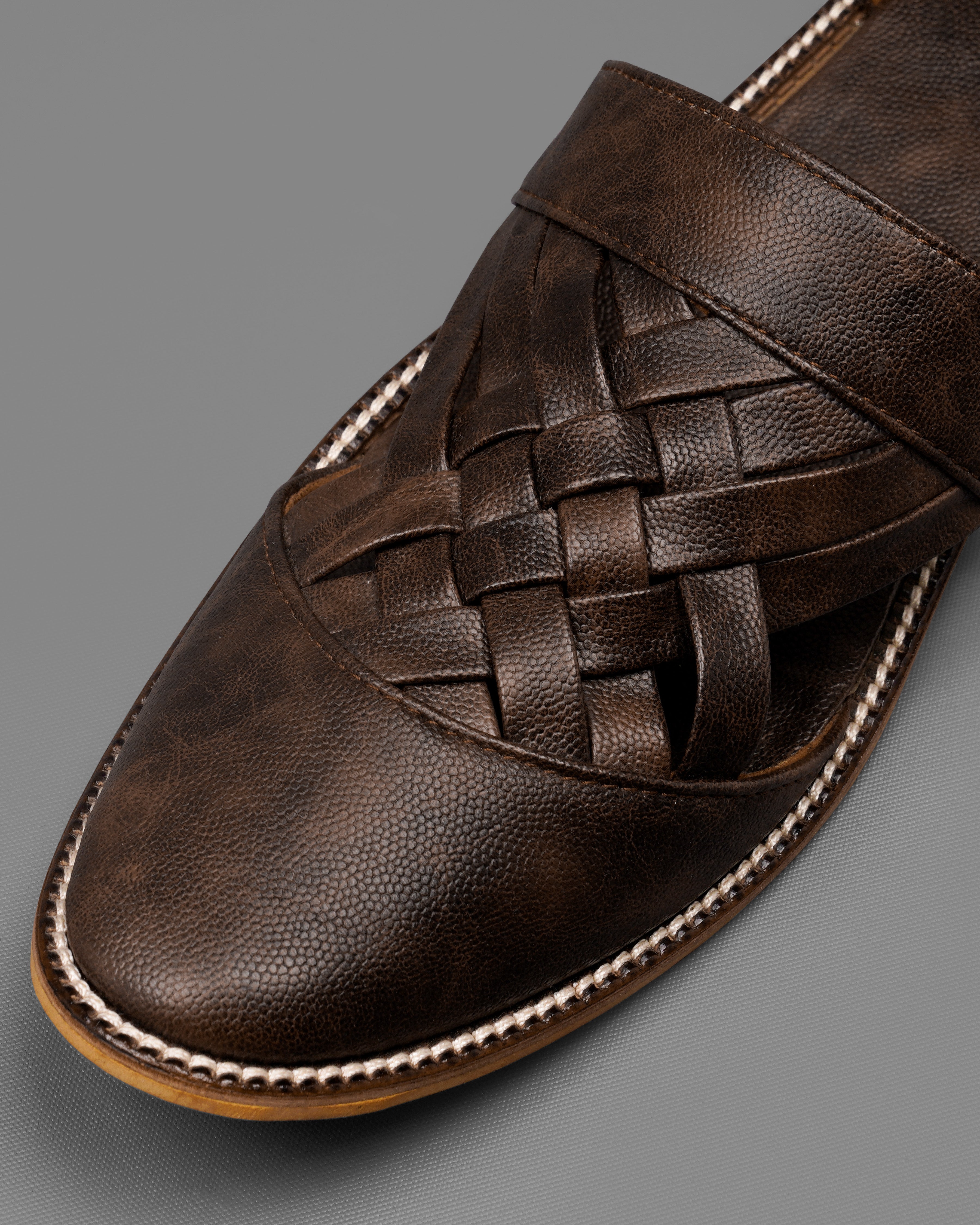 Dark Brown Vegan Leather Pathanis Sandal FT101-6, FT101-7, FT101-8, FT101-9, FT101-10, FT101-11