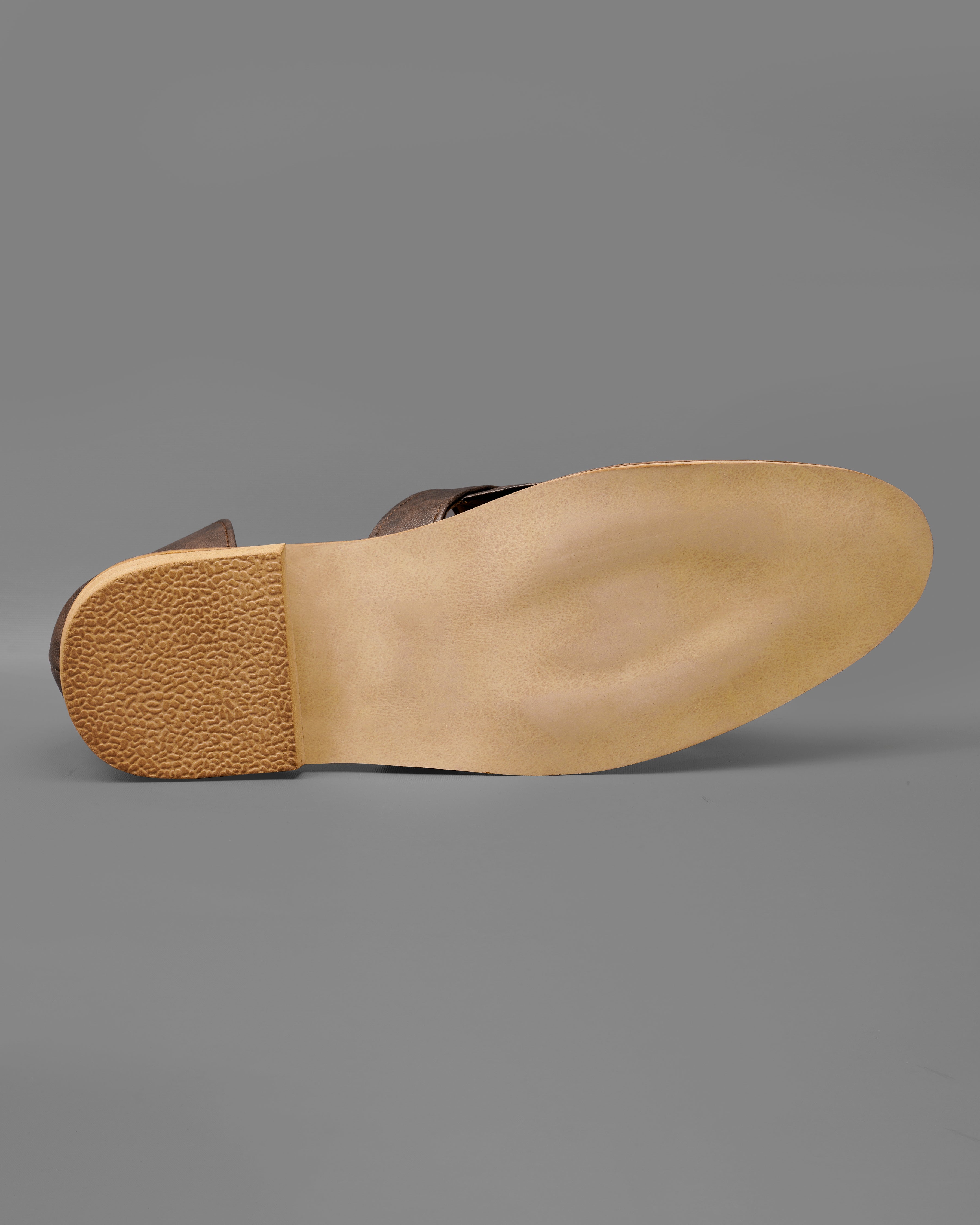 Dark Brown Vegan Leather Pathanis Sandal FT101-6, FT101-7, FT101-8, FT101-9, FT101-10, FT101-11