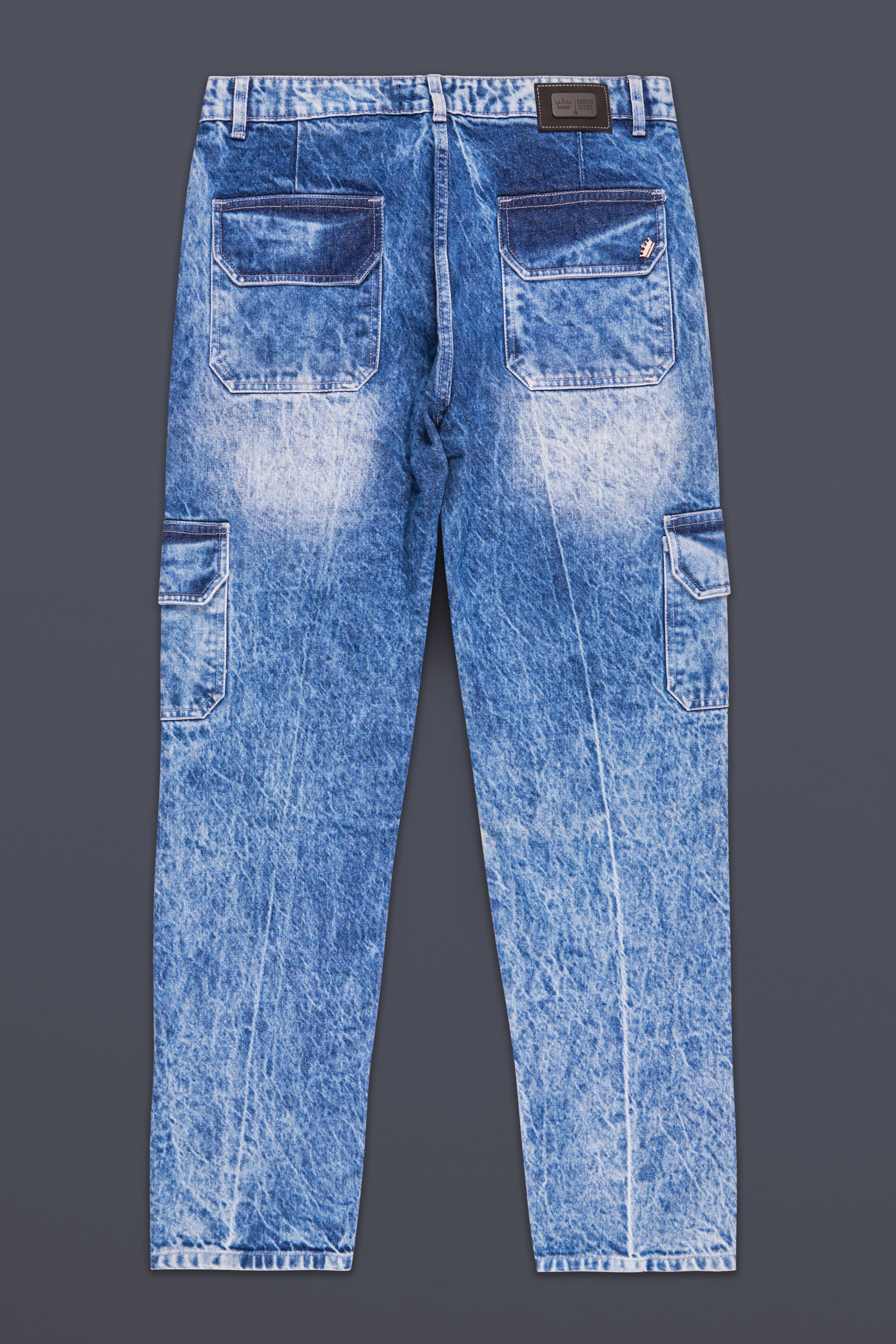 Slate Blue Stone Washed Denim