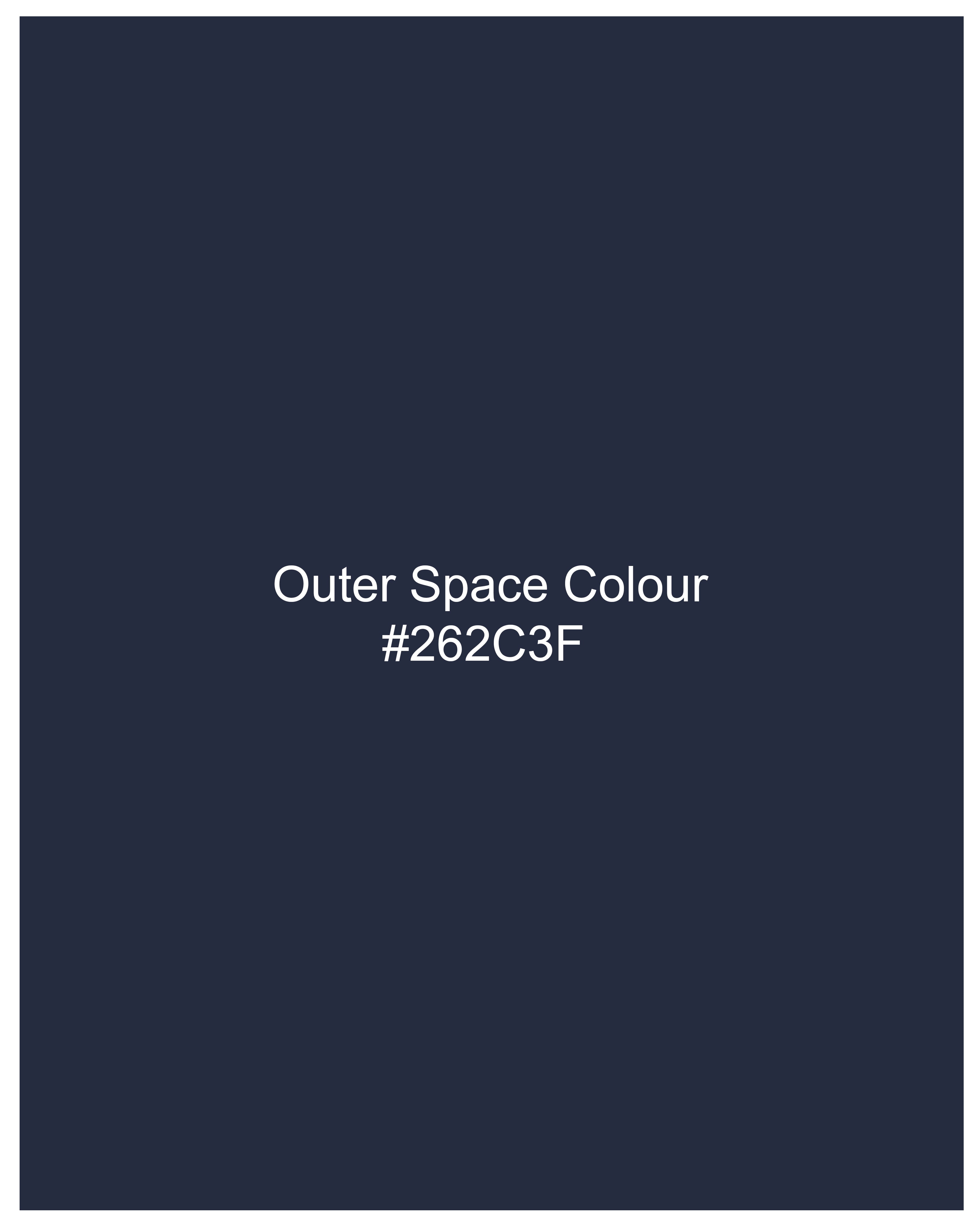 Outer Space Blue Whiskering Wash Denim