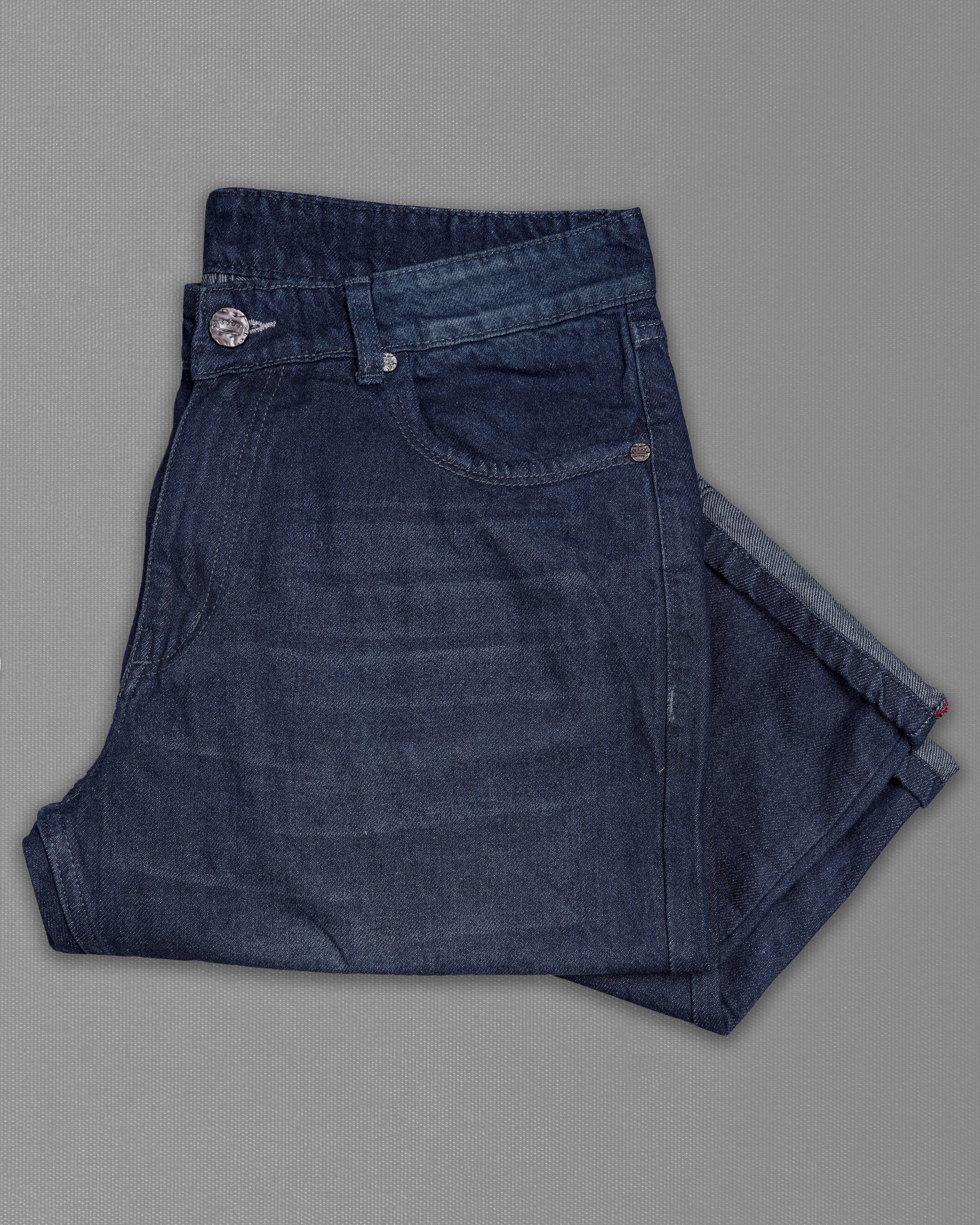 Ebony Clay Blue Whiskering Wash Denim