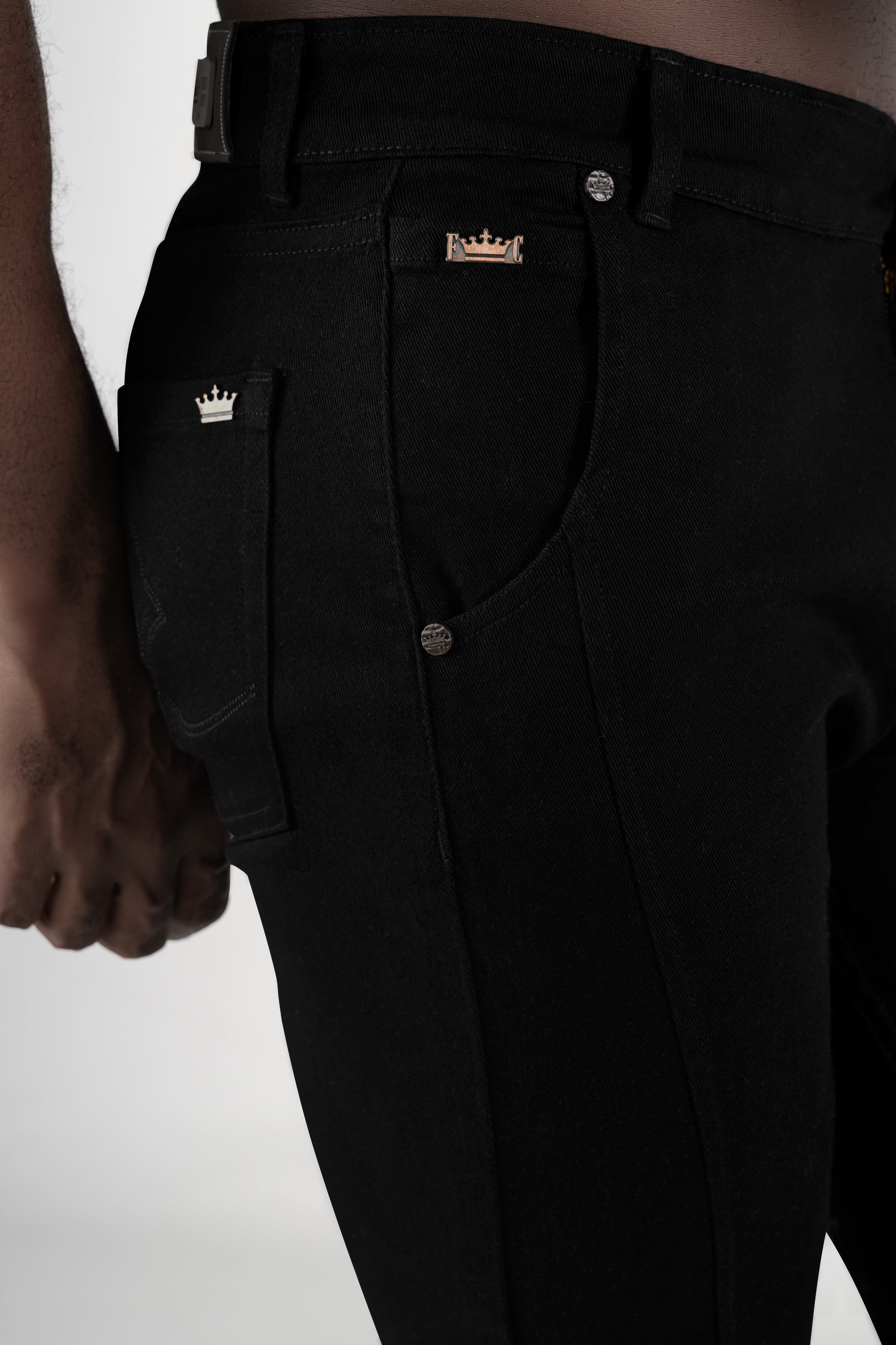 Jade Black Clean Look Rinse Wash Stretchable Denim J230-30, J230-32, J230-34, J230-36, J230-38, J230-40