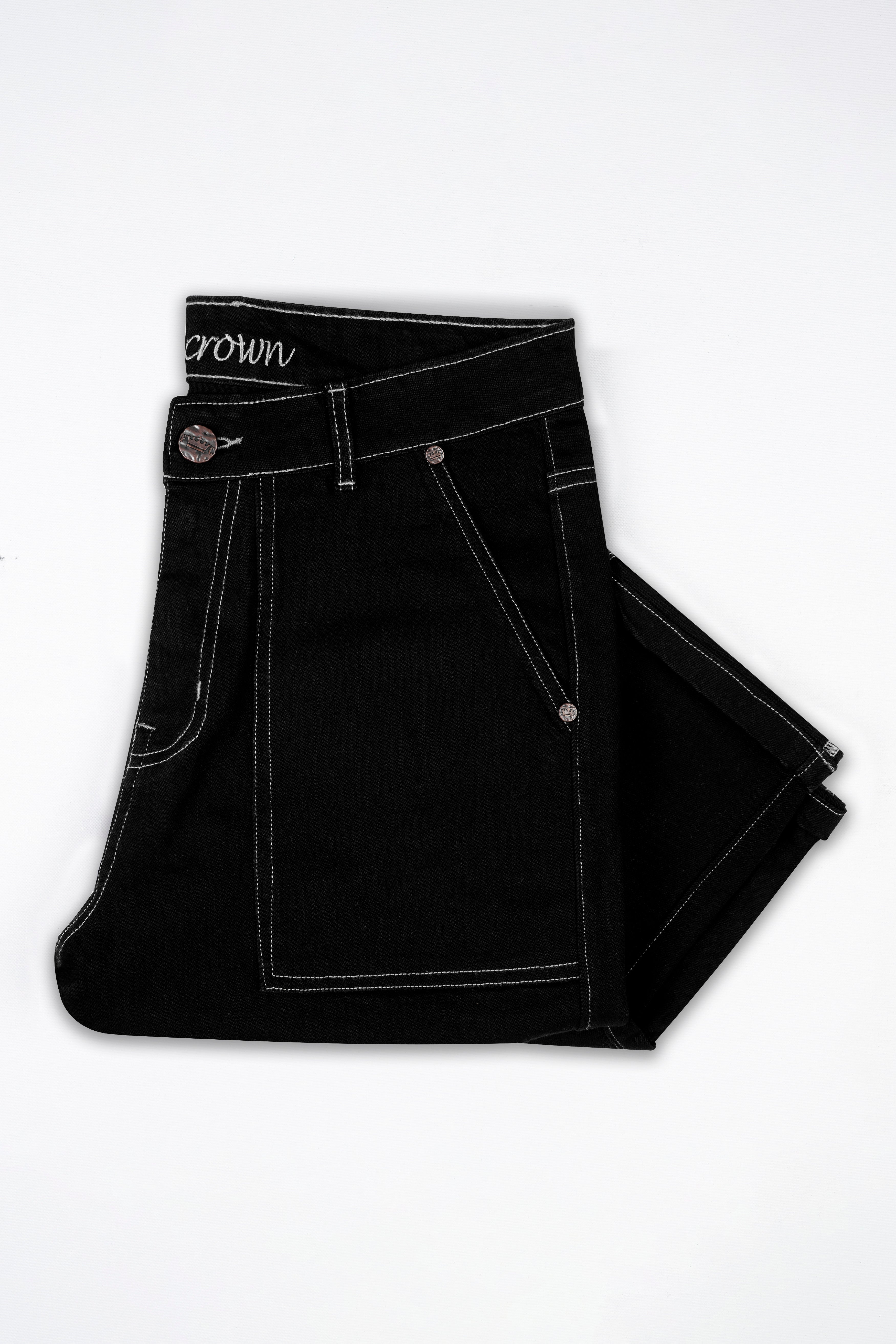 Jade Black Rinse Wash Cargo Denim J251-30, J251-32, J251-34, J251-36, J251-38, J251-40