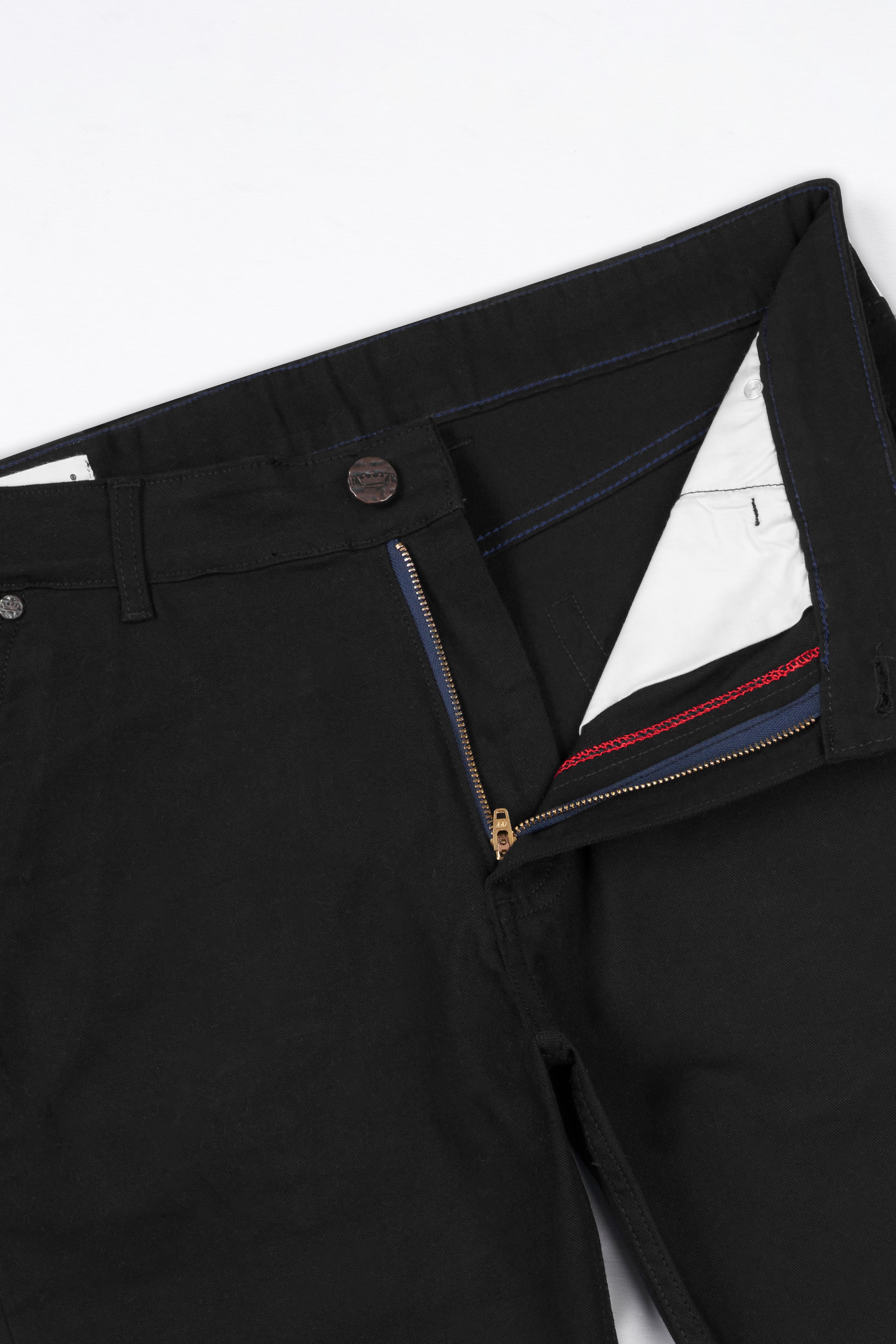 Jade Black Rinse Wash Mildly Distressed Stretchable Denim J252-30, J252-32, J252-34, J252-36, J252-38, J252-40