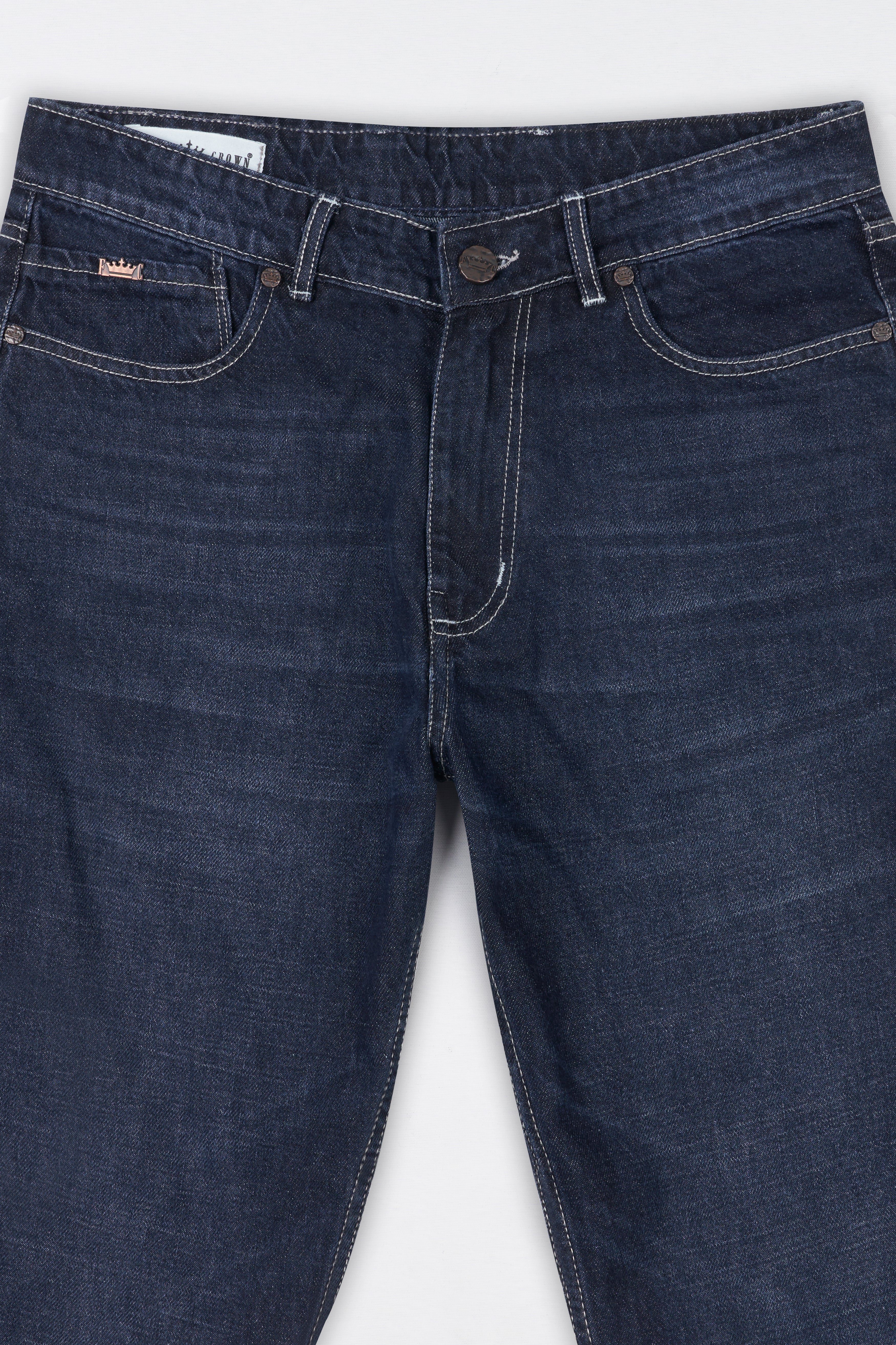 Gunmetal Blue Whiskering Wash Denim J256-30, J256-32, J256-34, J256-36, J256-38, J256-40