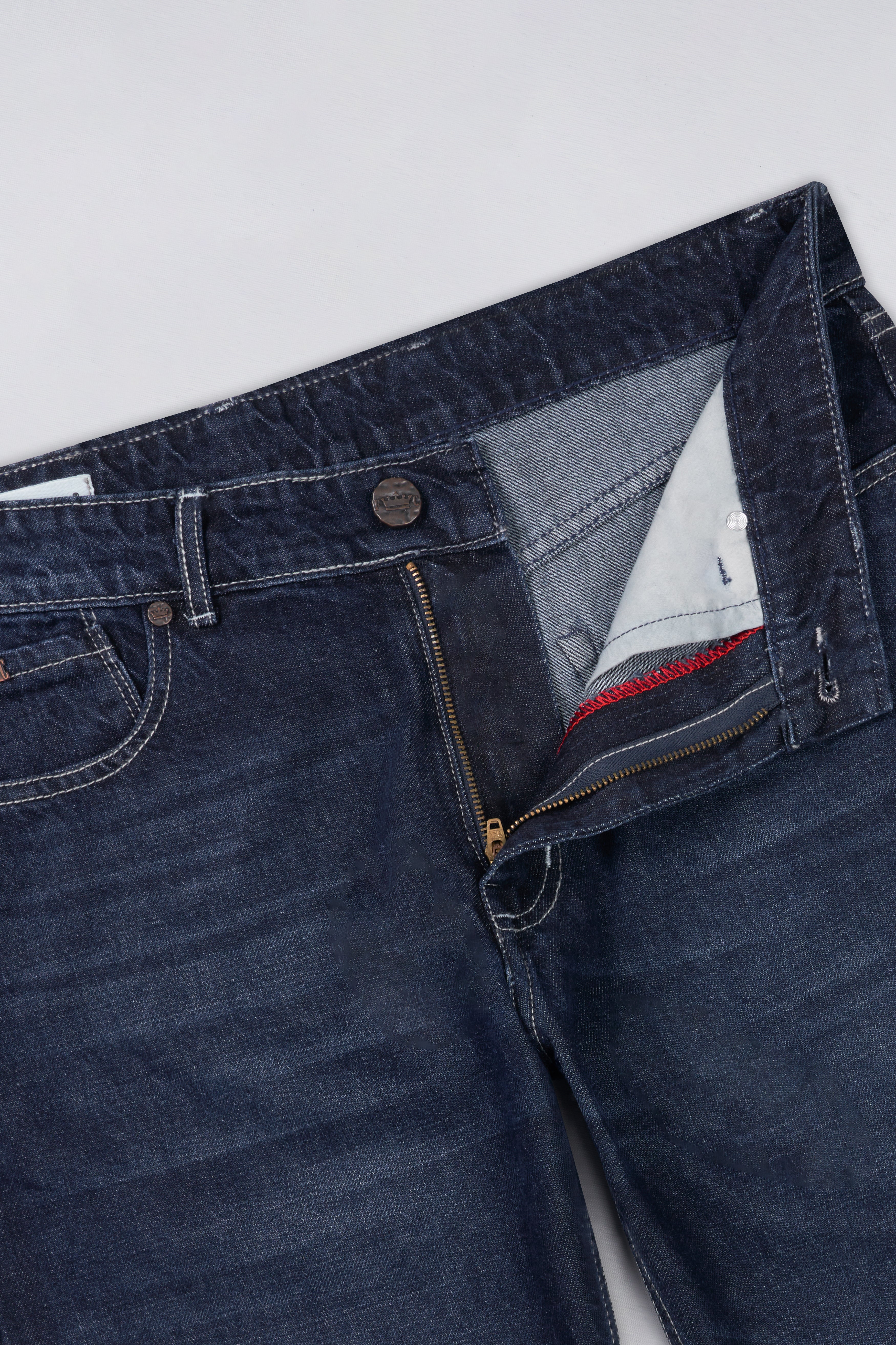 Gunmetal Blue Whiskering Wash Denim J256-30, J256-32, J256-34, J256-36, J256-38, J256-40