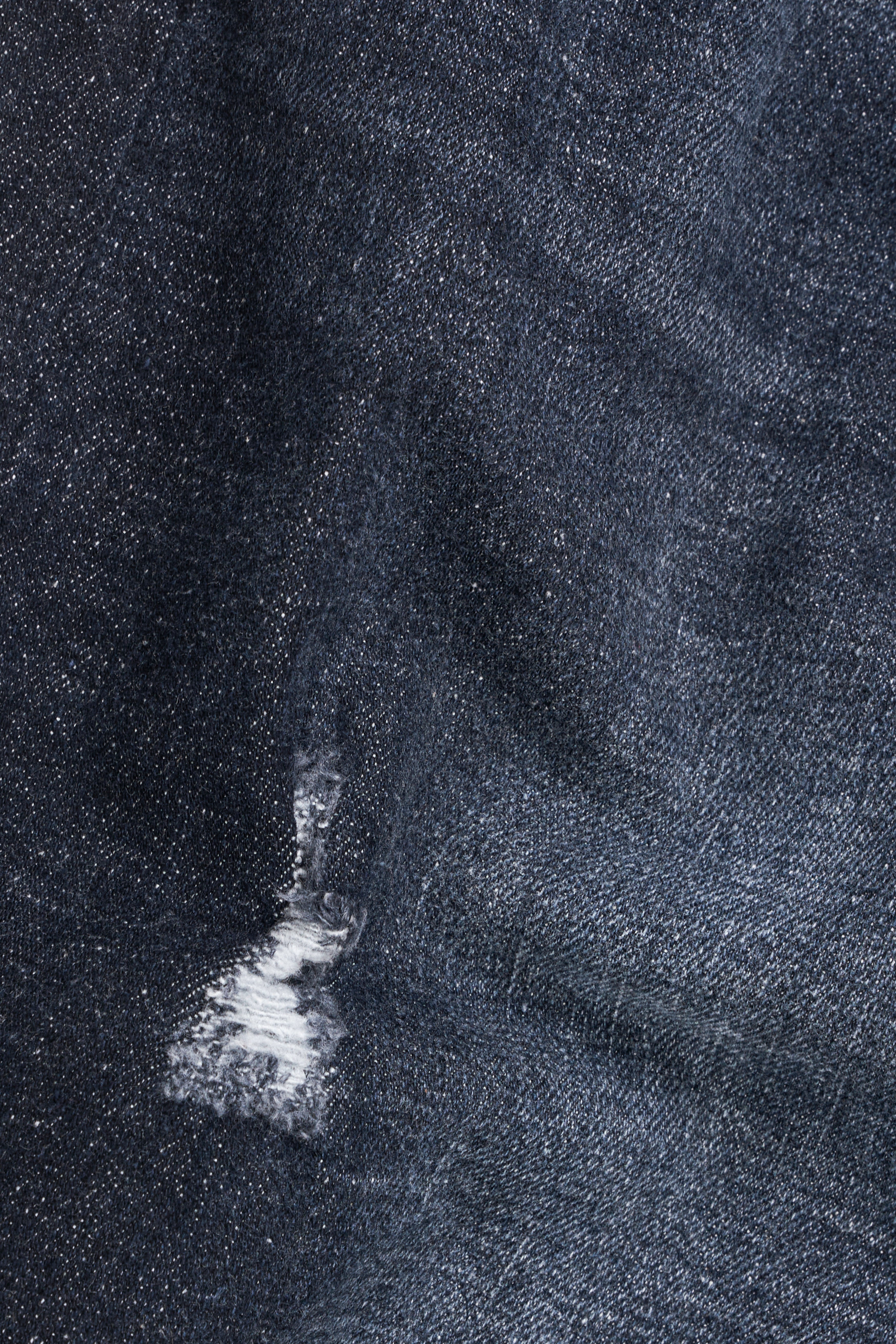 Thunder Black Mildly Distressed Patch Work Whiskering Wash Stretchable Denim J258-30, J258-32, J258-34, J258-36, J258-38, J258-40