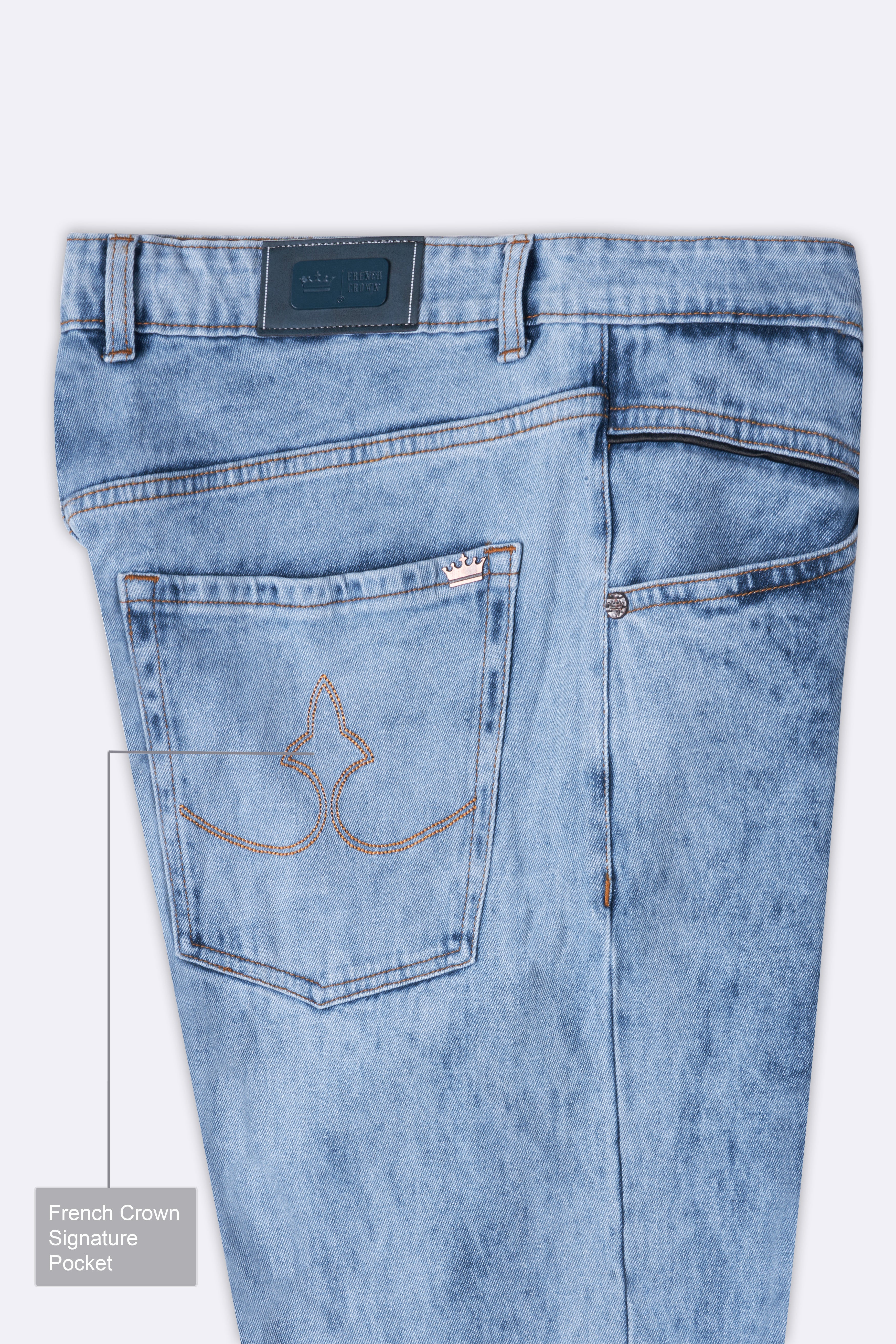 Casper Blue Acid Wash Denim J266-30, J266-32, J266-34, J266-36, J266-38, J266-40