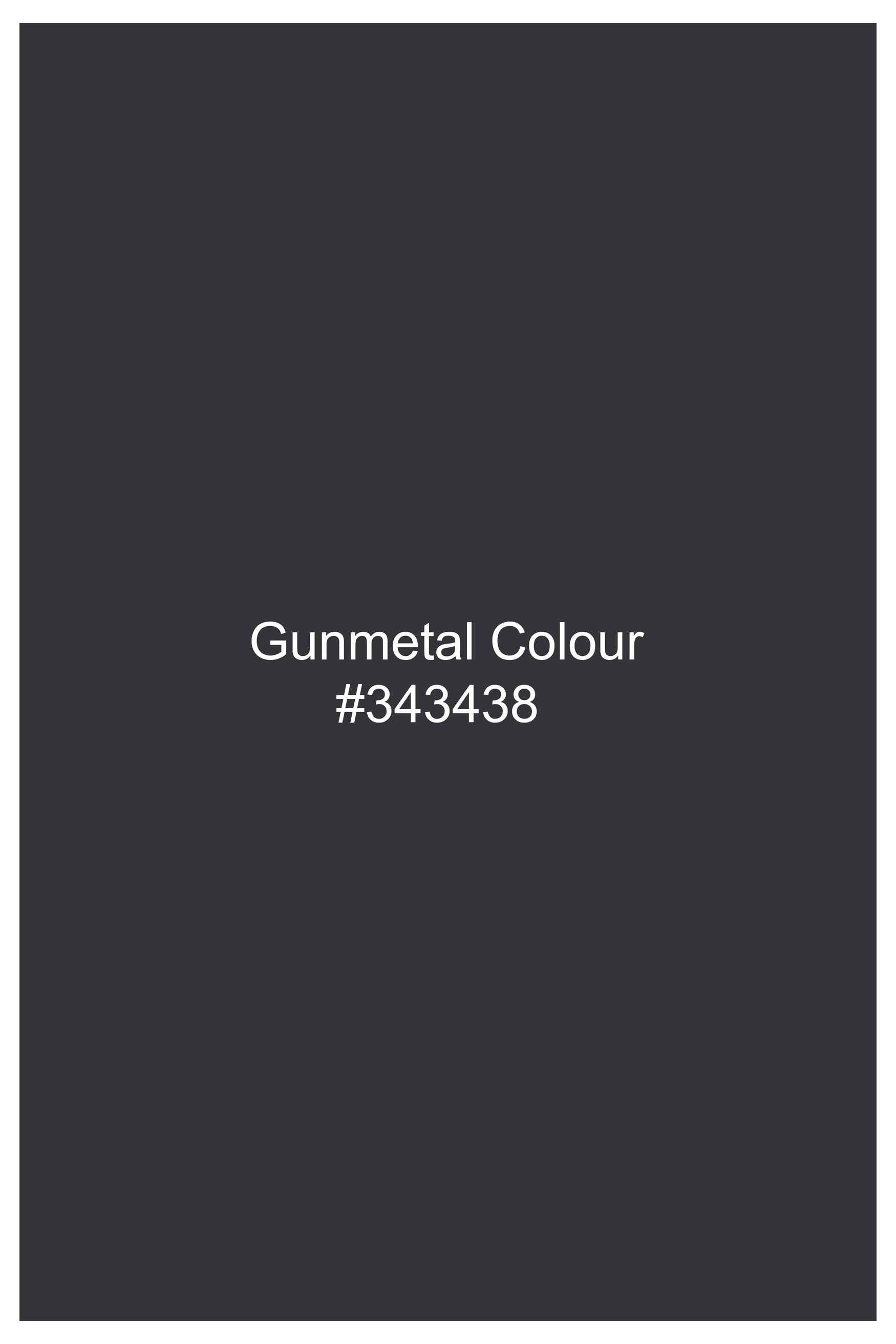 Gunmetal Gray Whiskering Wash Mildly Distressed Denim