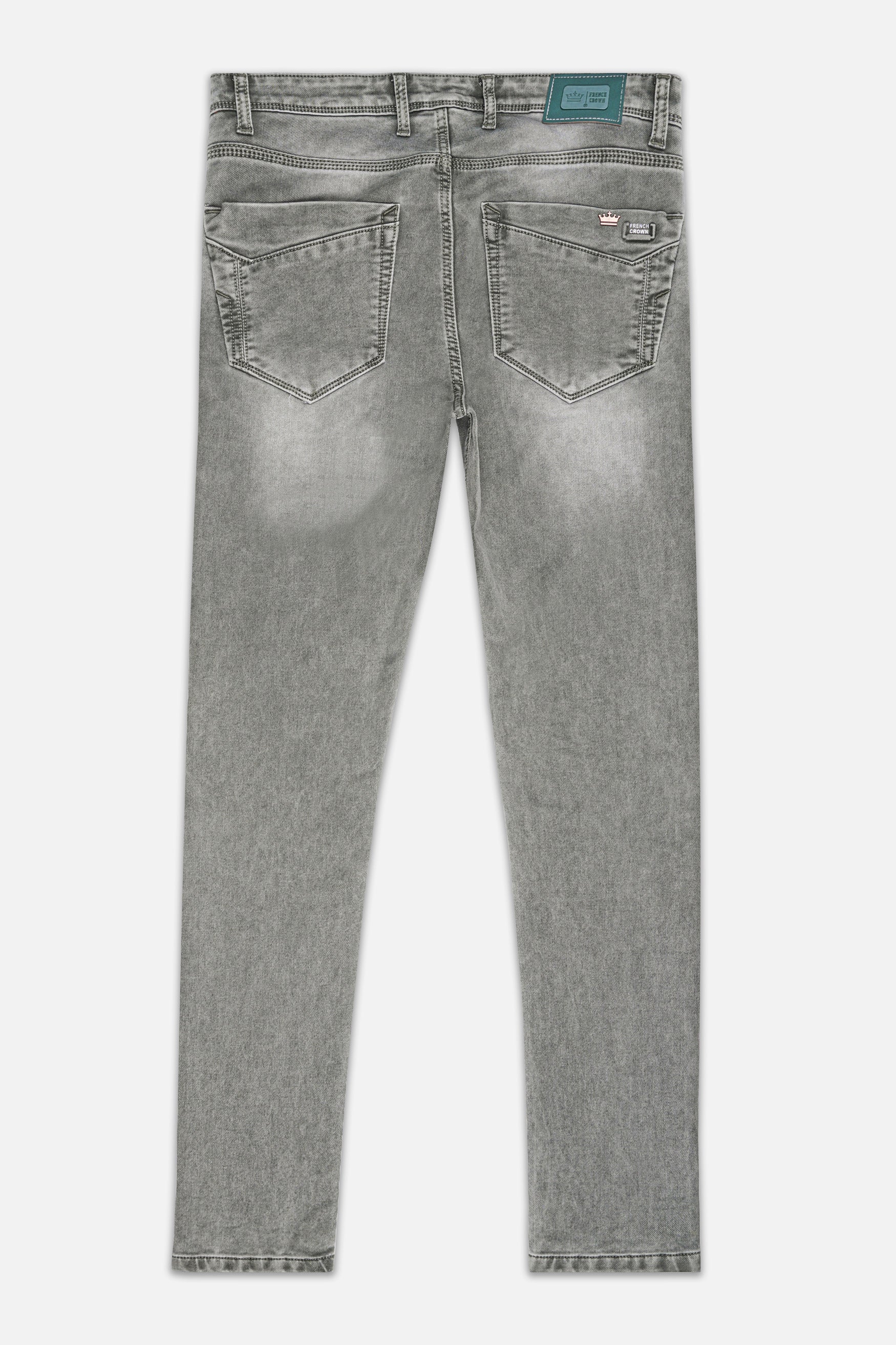 Dusty Gray Stone Wash Denim