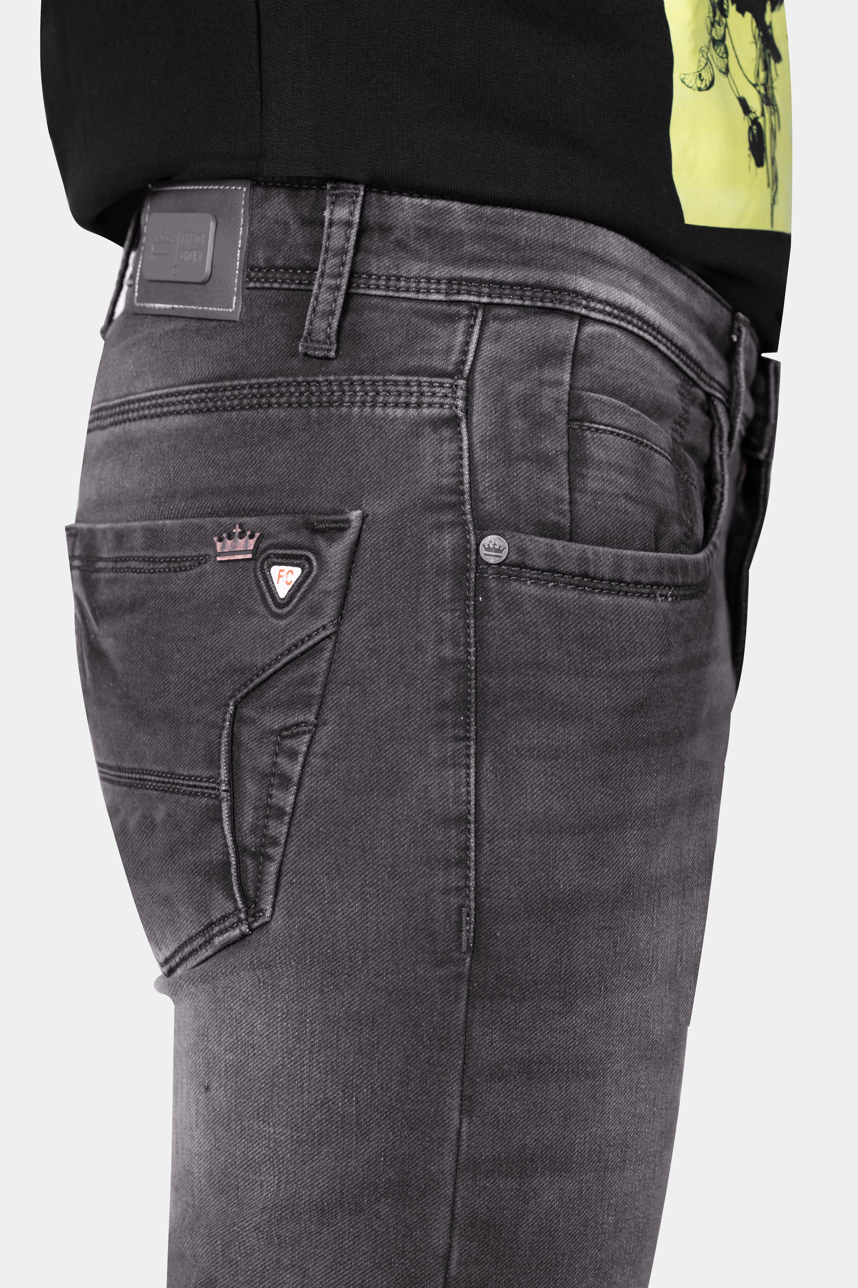 Matterhorn Gray Whiskering Wash Denim