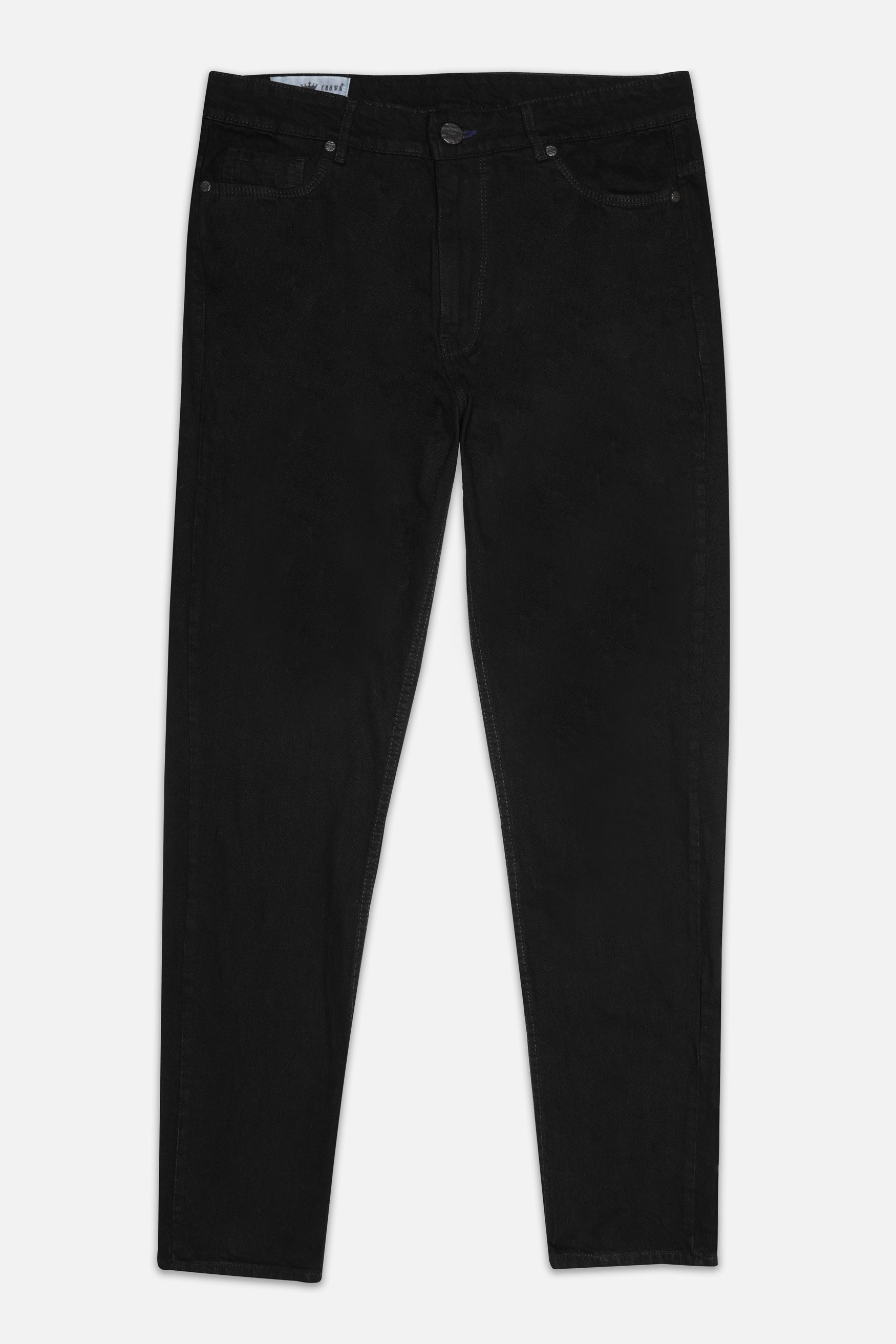 Jade Black Rinse Wash Clean Look Denim