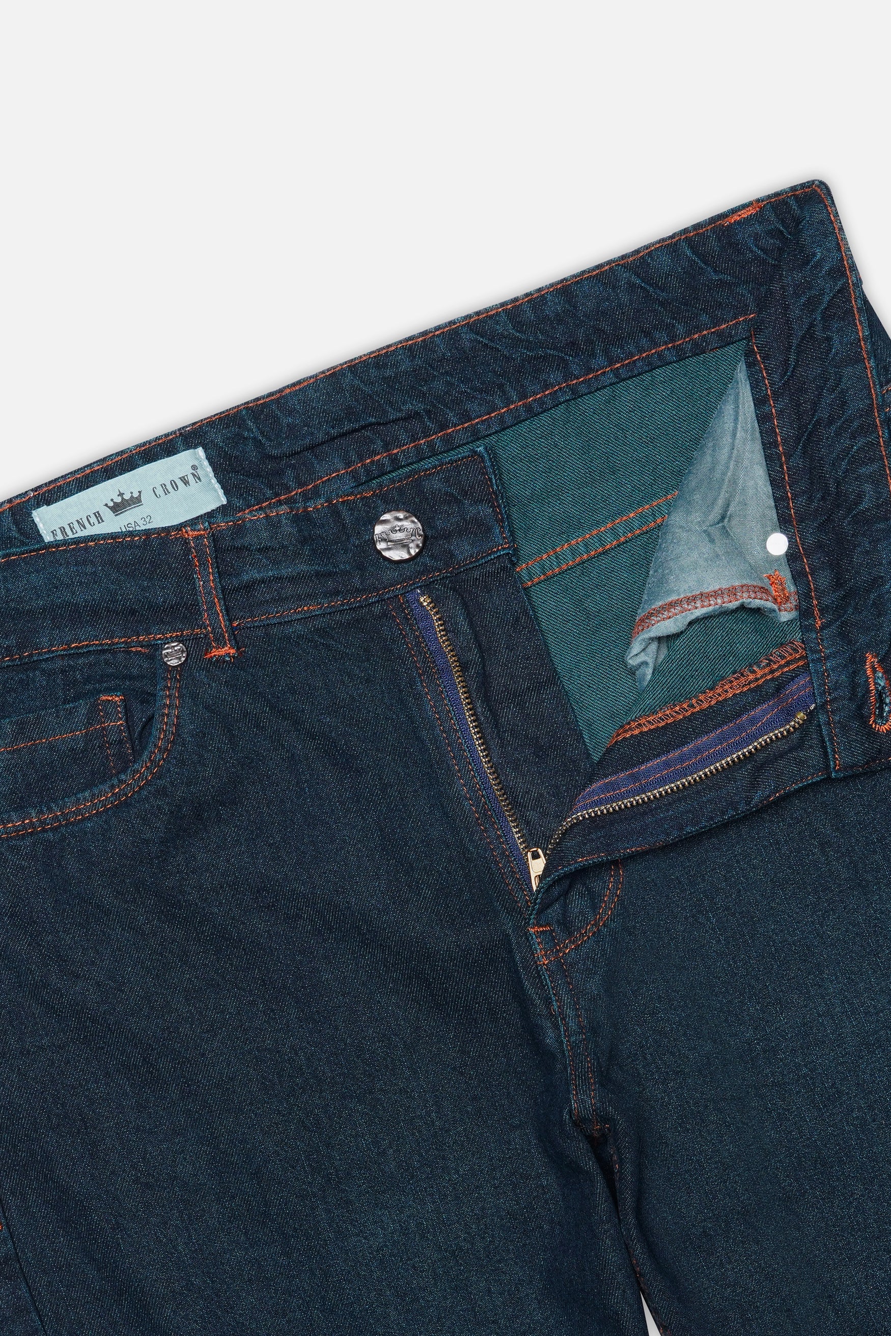 Ebony Clay Blue Rinse Wash Denim