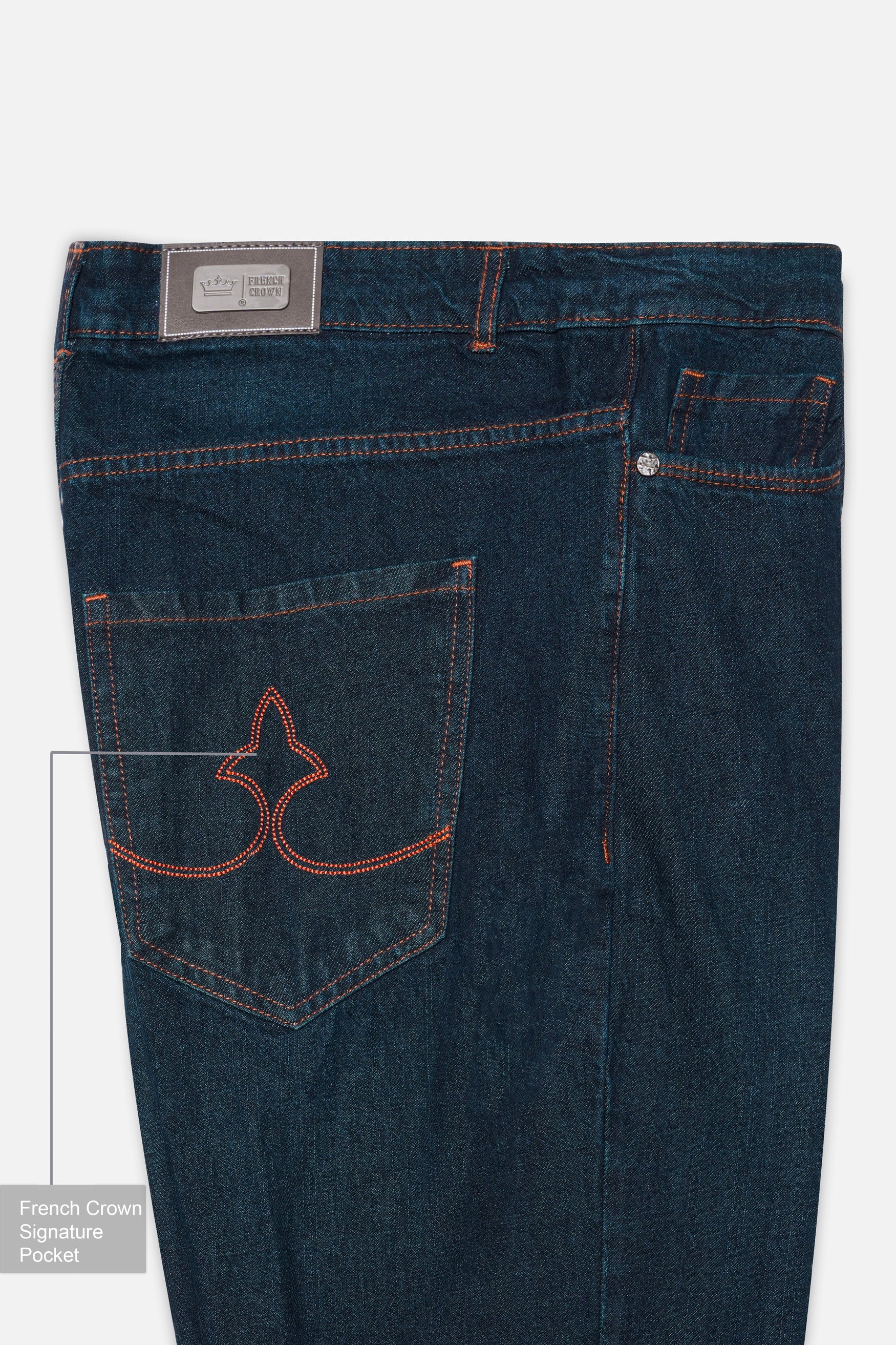 Ebony Clay Blue Rinse Wash Denim