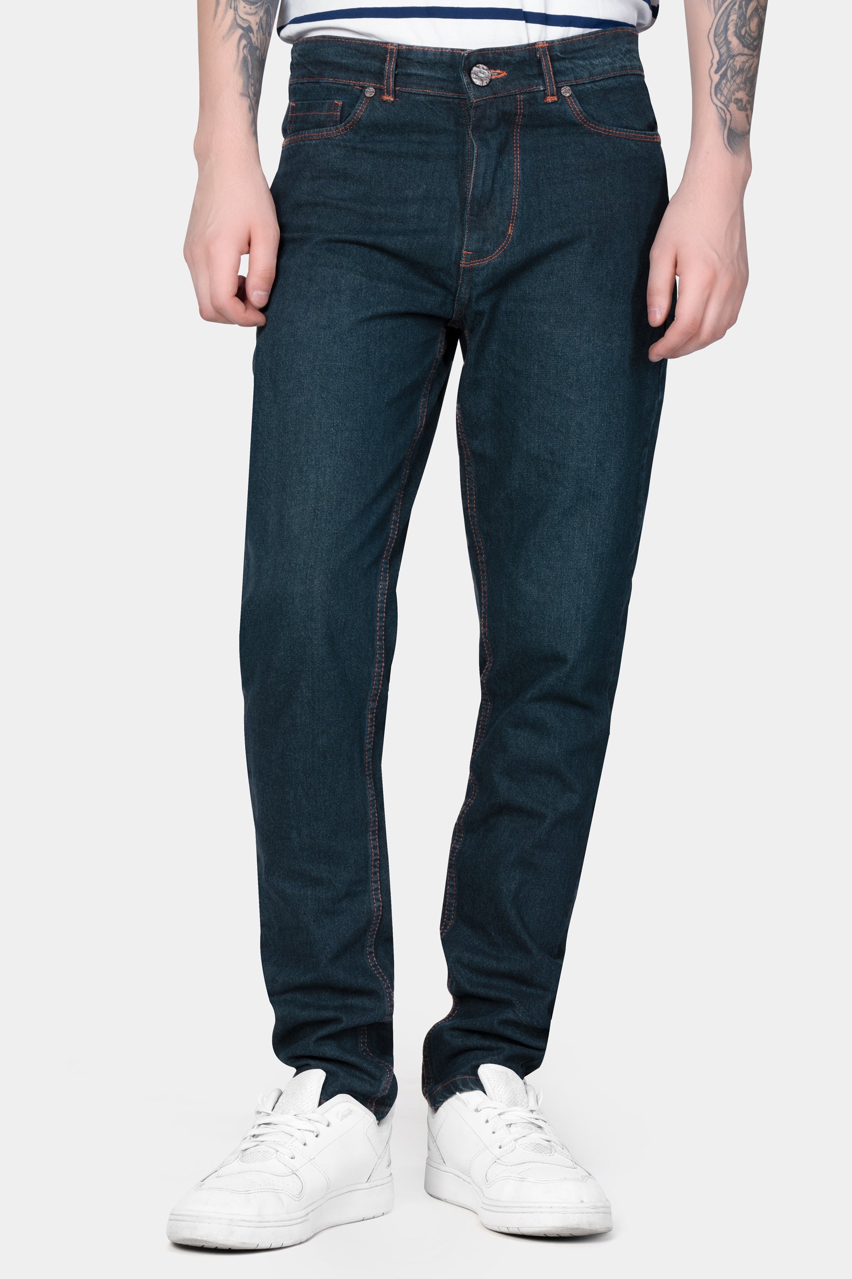 Ebony Clay Blue Rinse Wash Denim