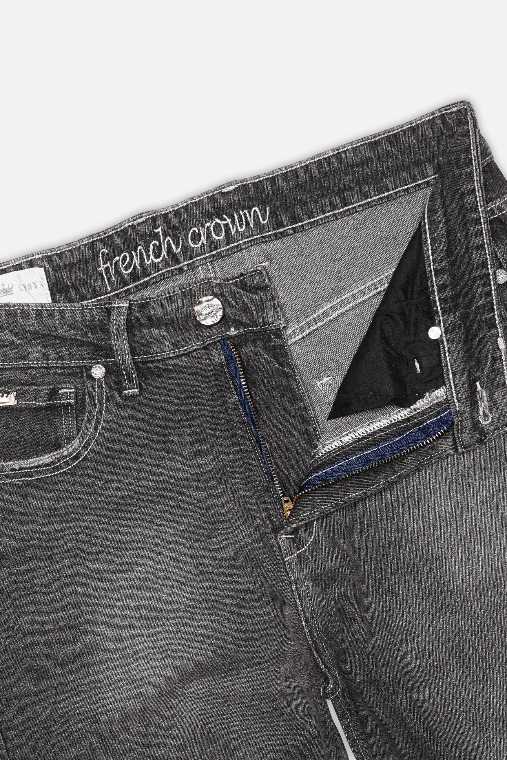 Gravel Gray Stone Wash Denim