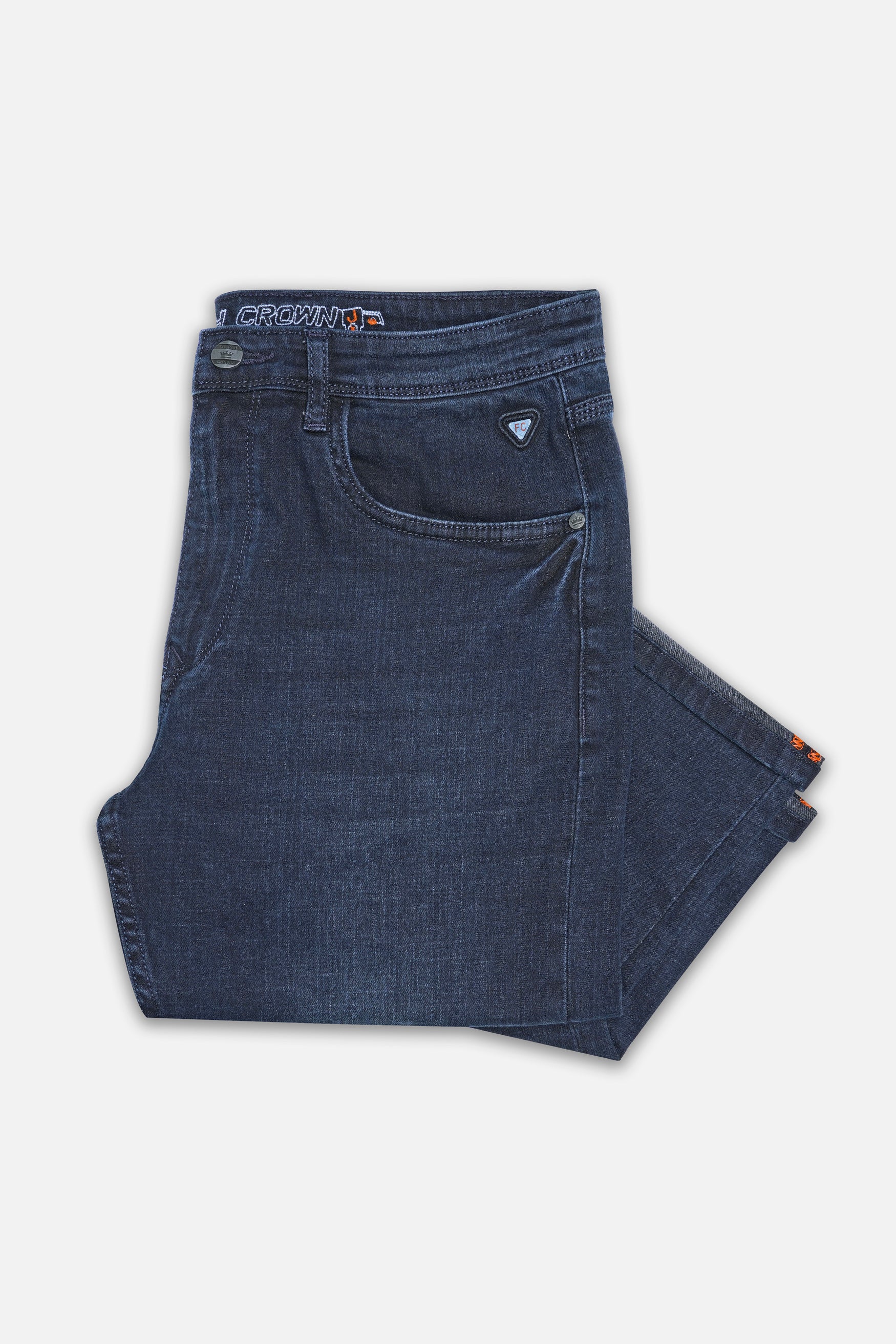Tuna Blue Whiskering Wash Stretchable Denim