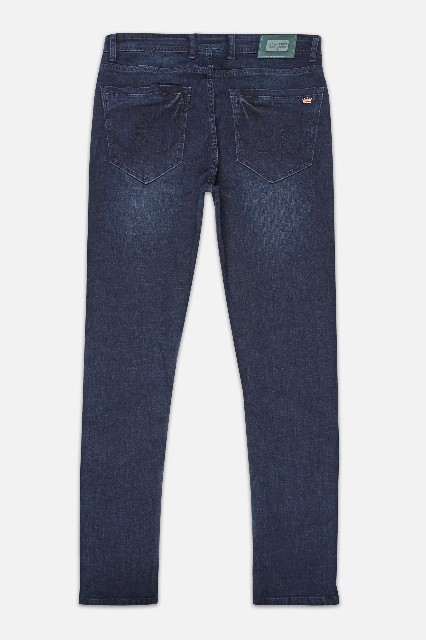 Tuna Blue Whiskering Wash Stretchable Denim