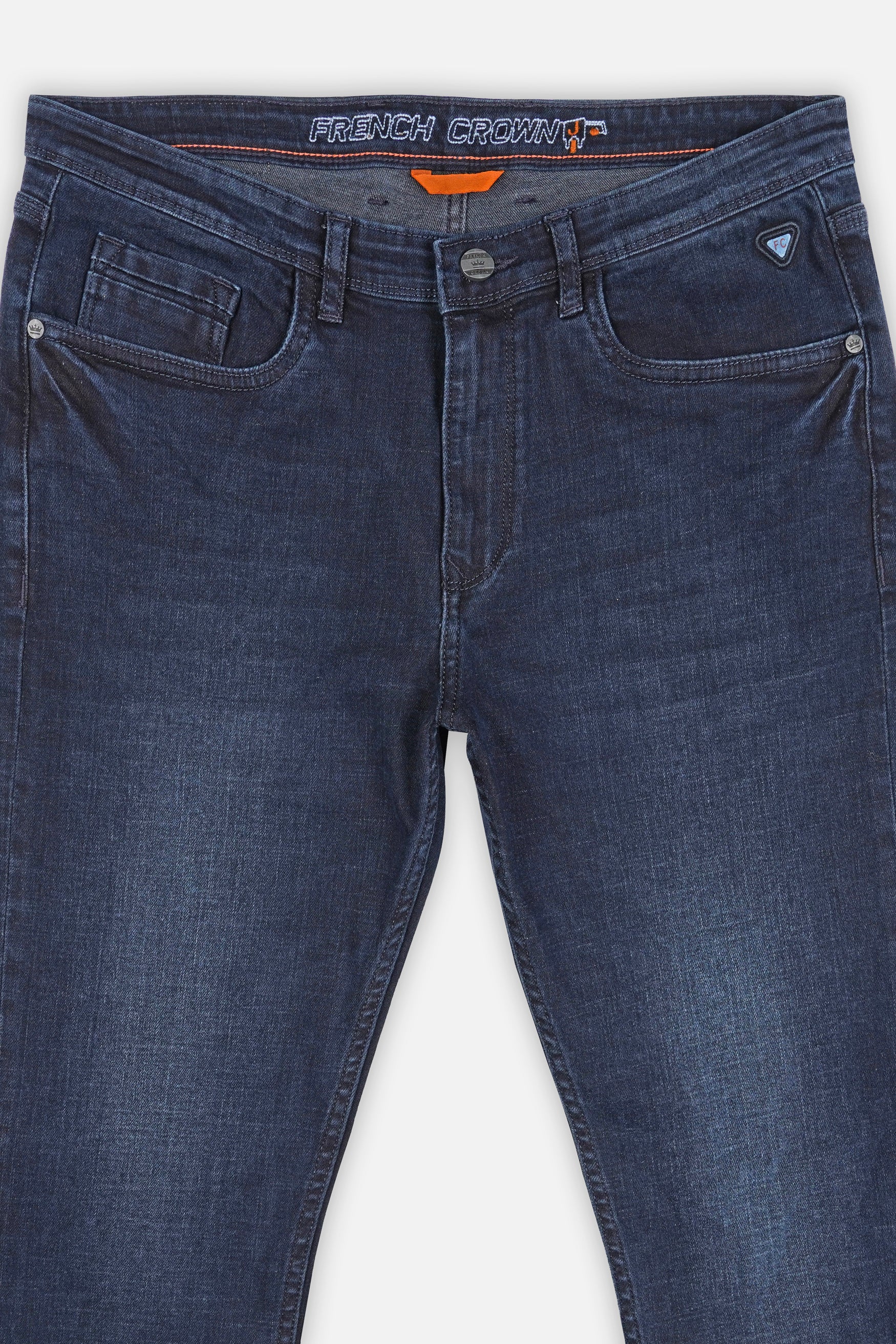 Tuna Blue Whiskering Wash Stretchable Denim