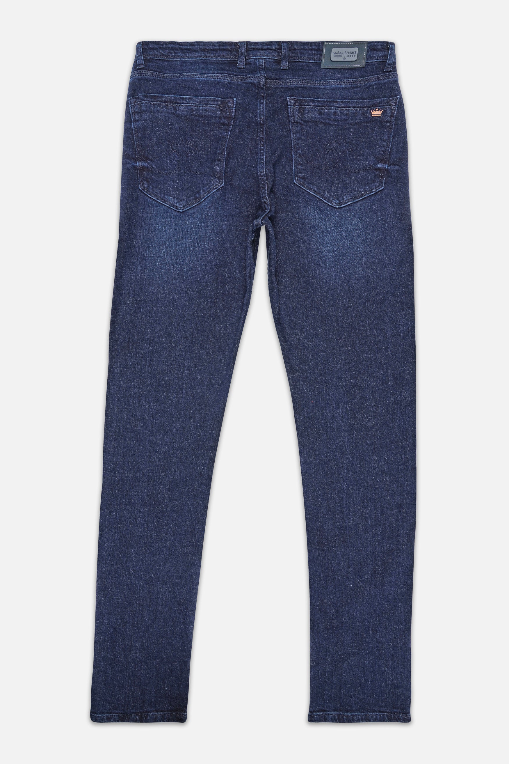 Rhino Blue Whiskering Wash Stretchable Denim