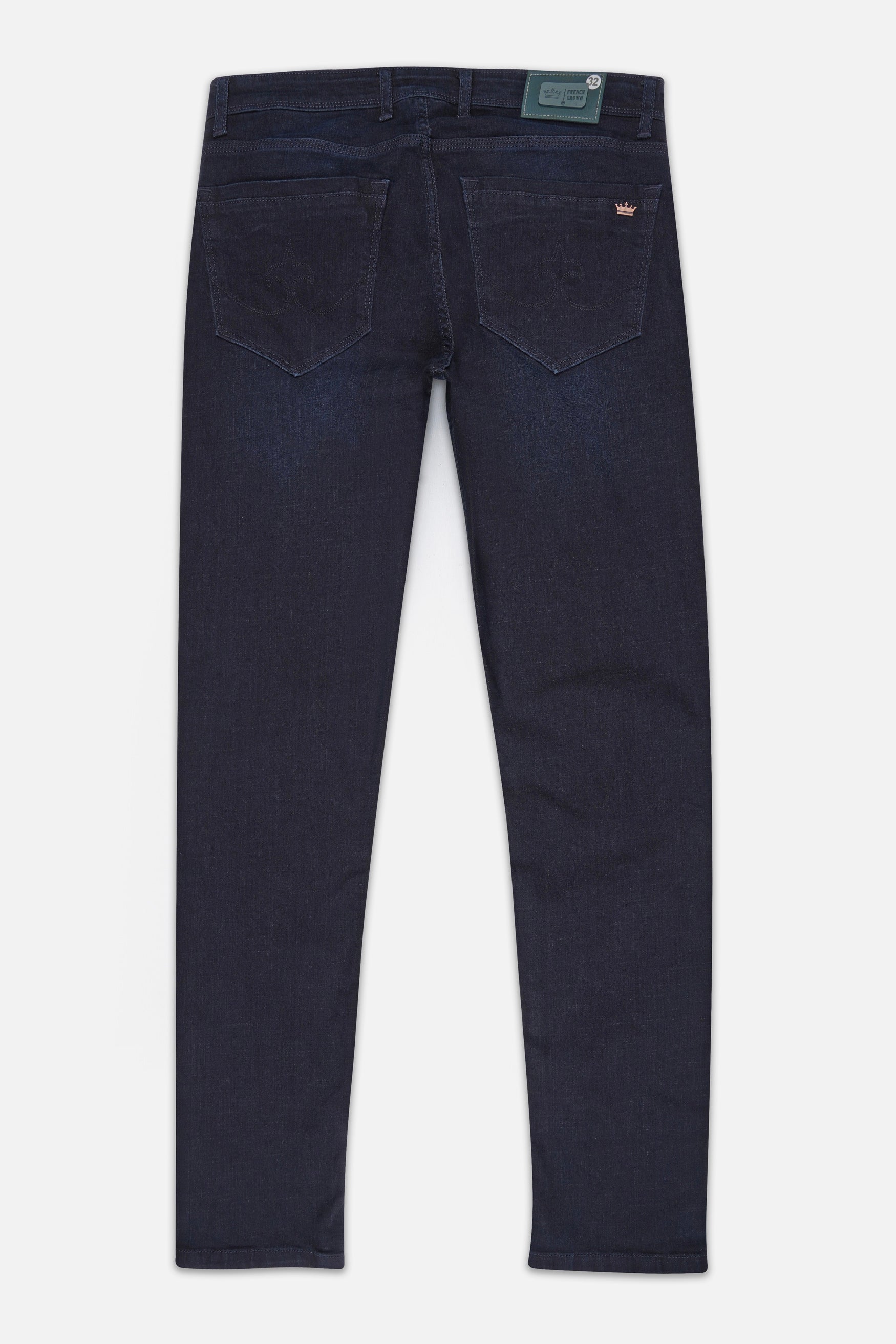 Thunder Blue Rinse Wash Stretchable Denim