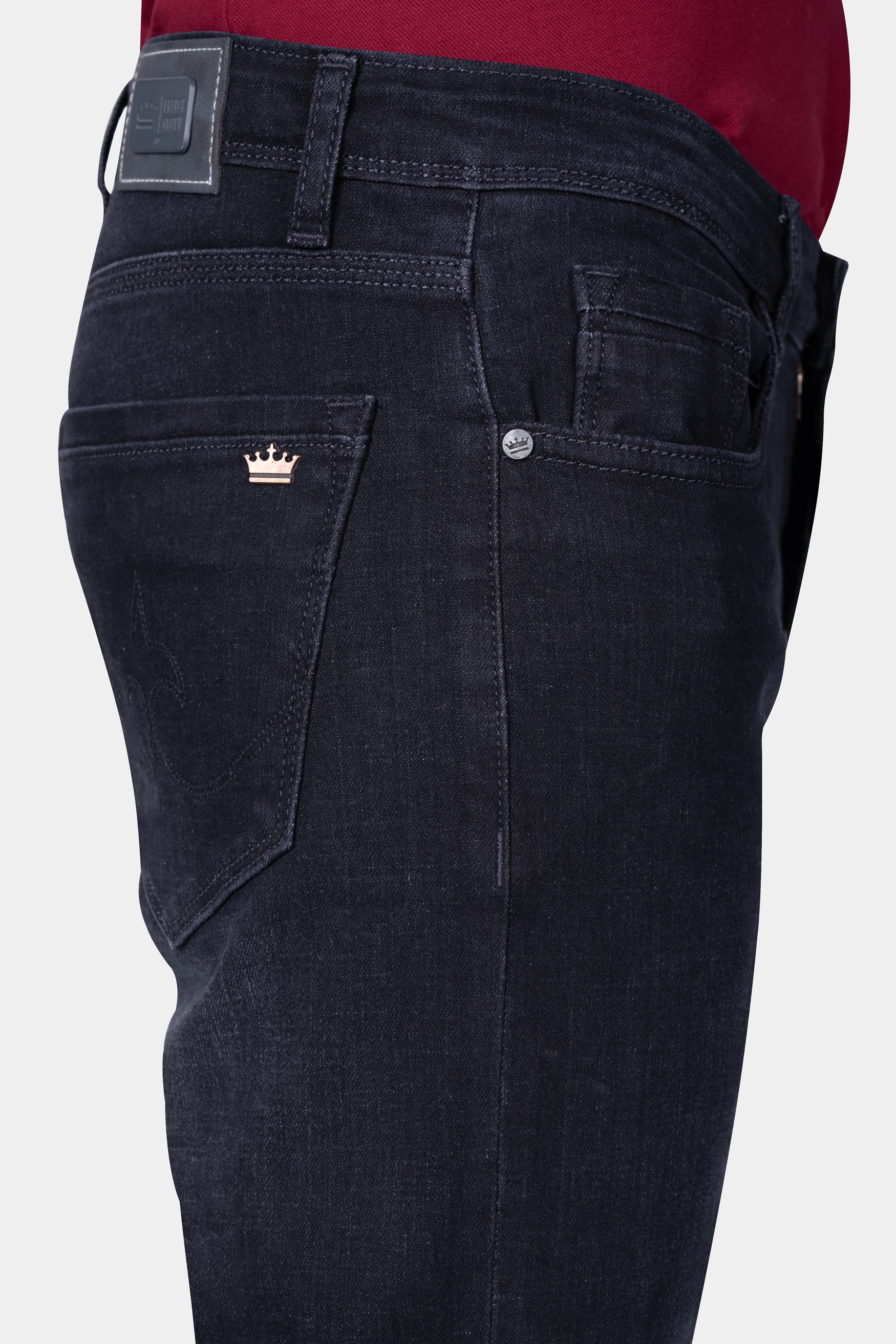 Thunder Blue Rinse Wash Stretchable Denim