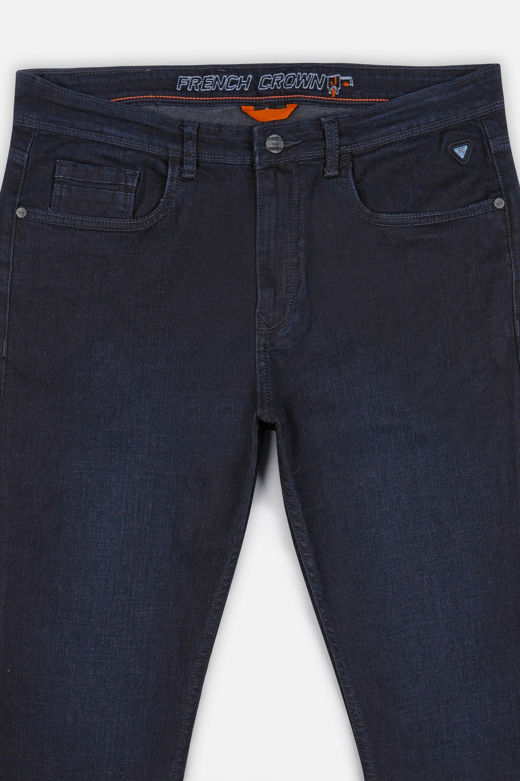 Thunder Blue Rinse Wash Stretchable Denim