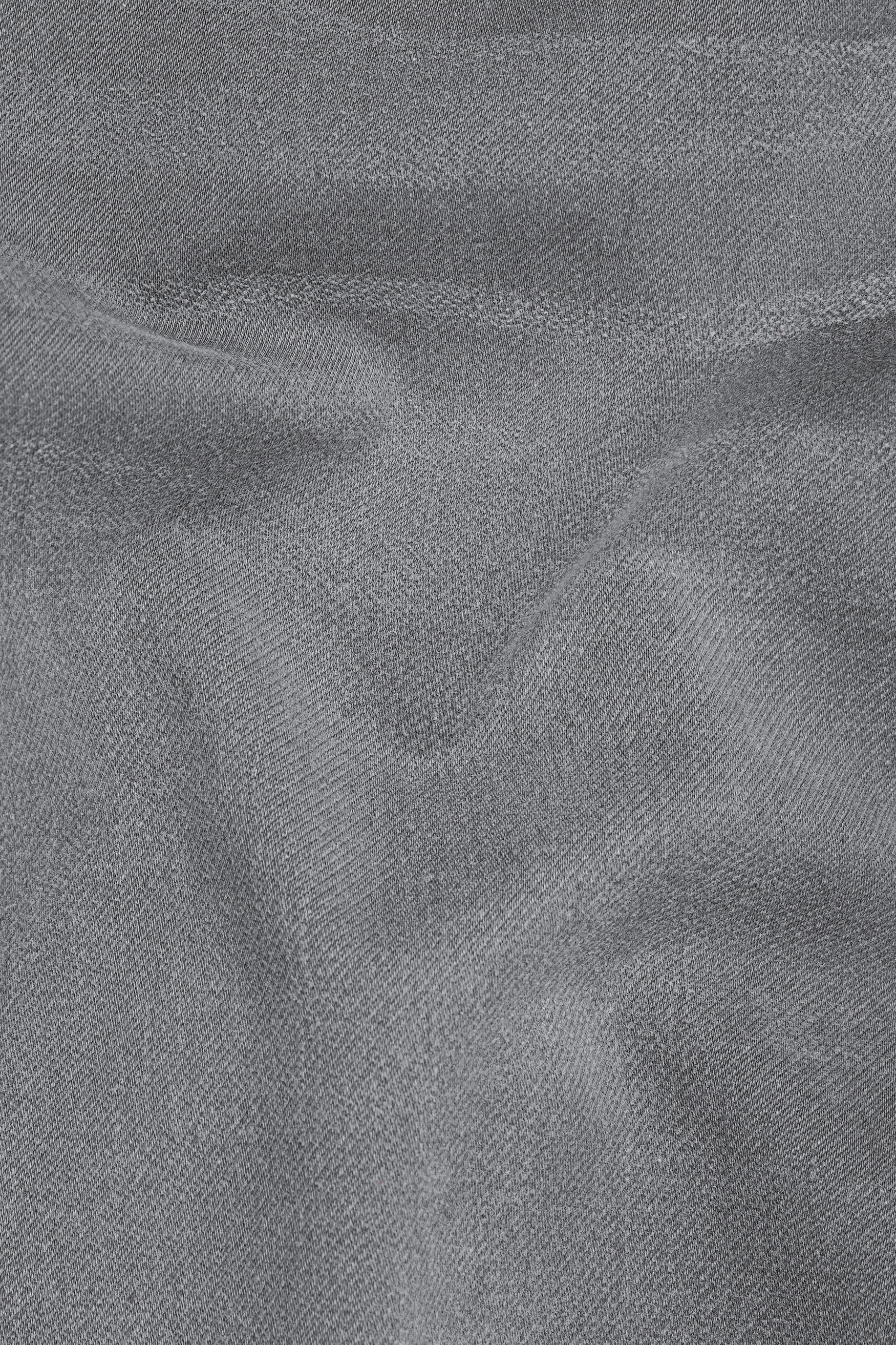 Boulder Gray Whiskering Wash Stretchable Denim