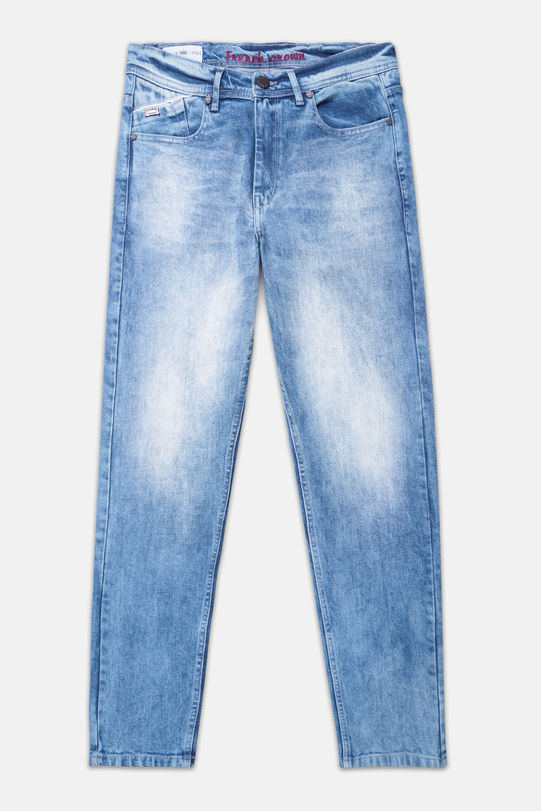 Wild Blue Washed Denim