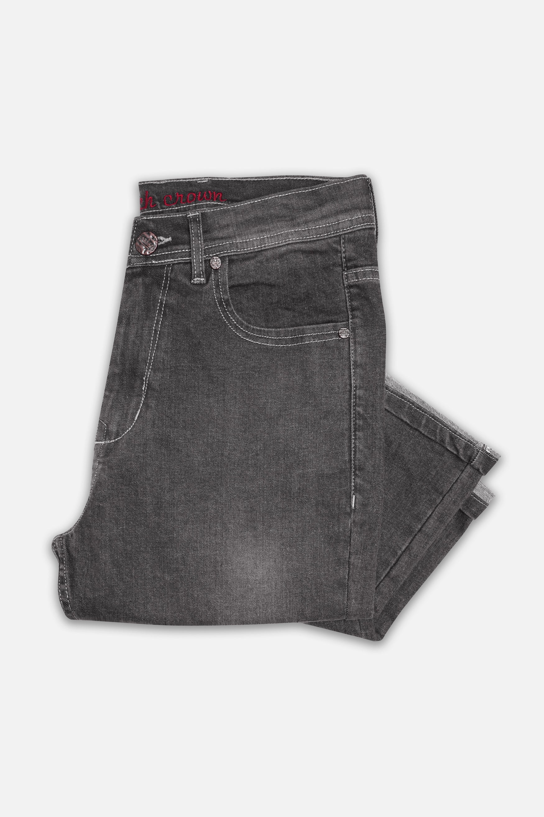 Emperor Gray Stone Wash Denim