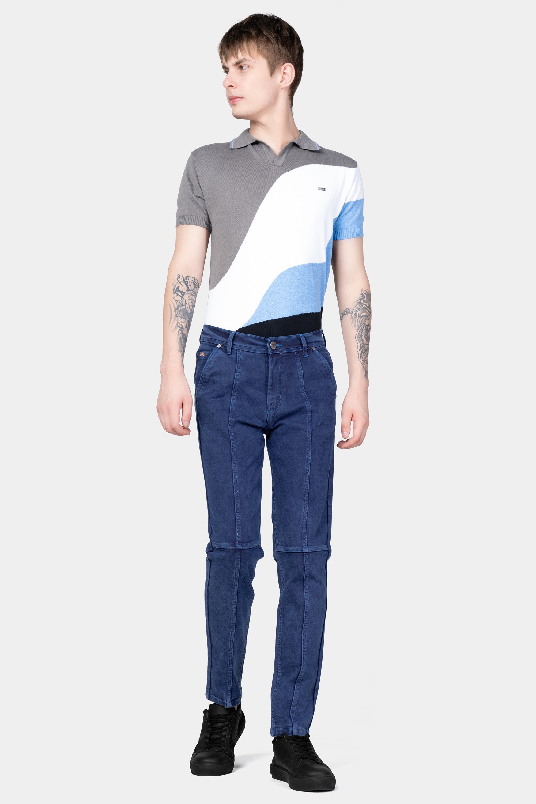 Port Gore Blue Rinse Wash Denim