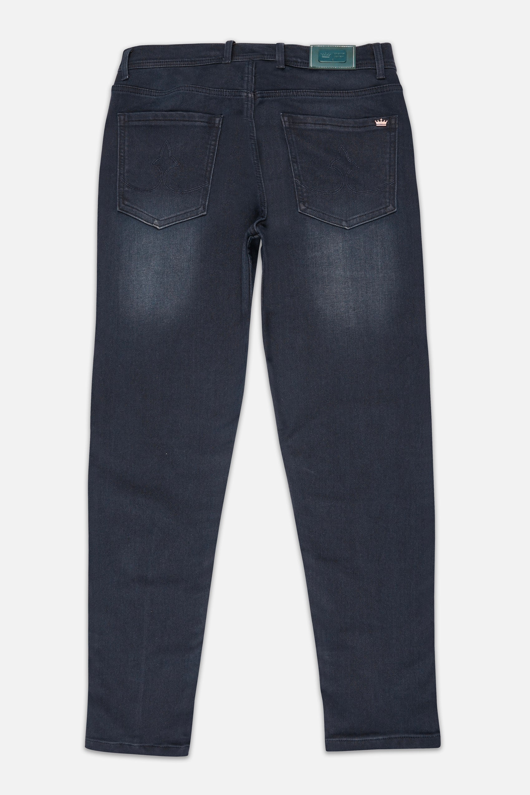 Gunmetal Blue Stone Wash Denim